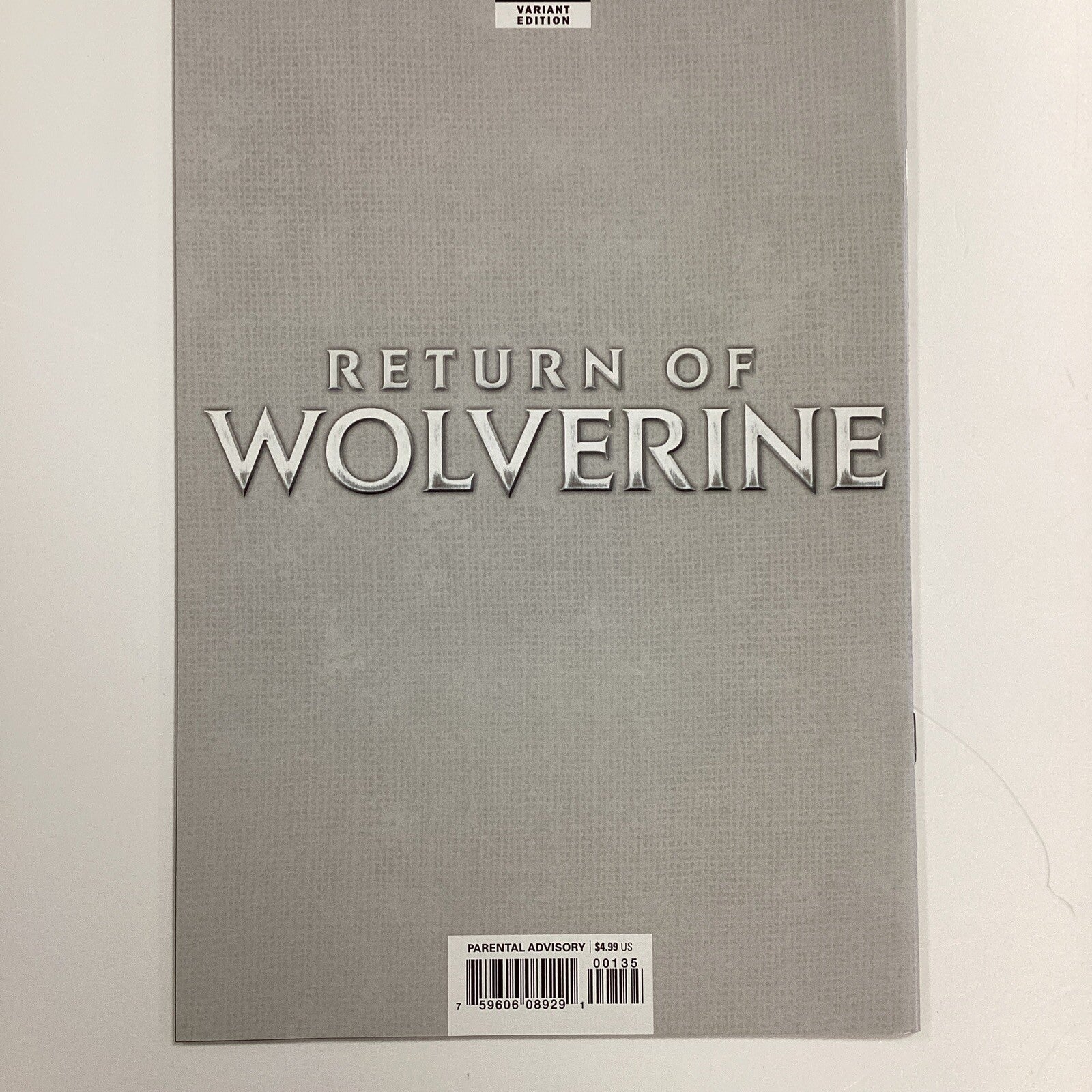 Return Of Wolverine #1 2018 NM Mcniven 1:300 Brown Costume Virgin Variant (2)6