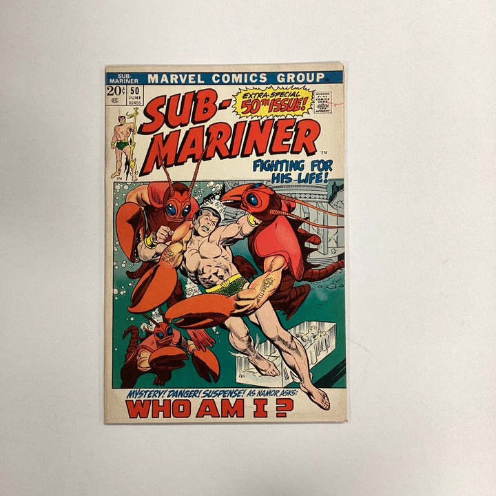 Sub-mariner #50 VG 1972 1st Appearance Namorita