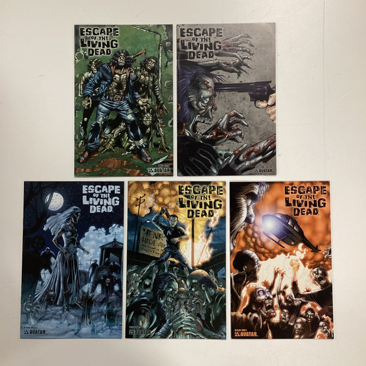Escape Of The Living Dead #1-5 2005 VF/NM Complete Set Avatar Comics0