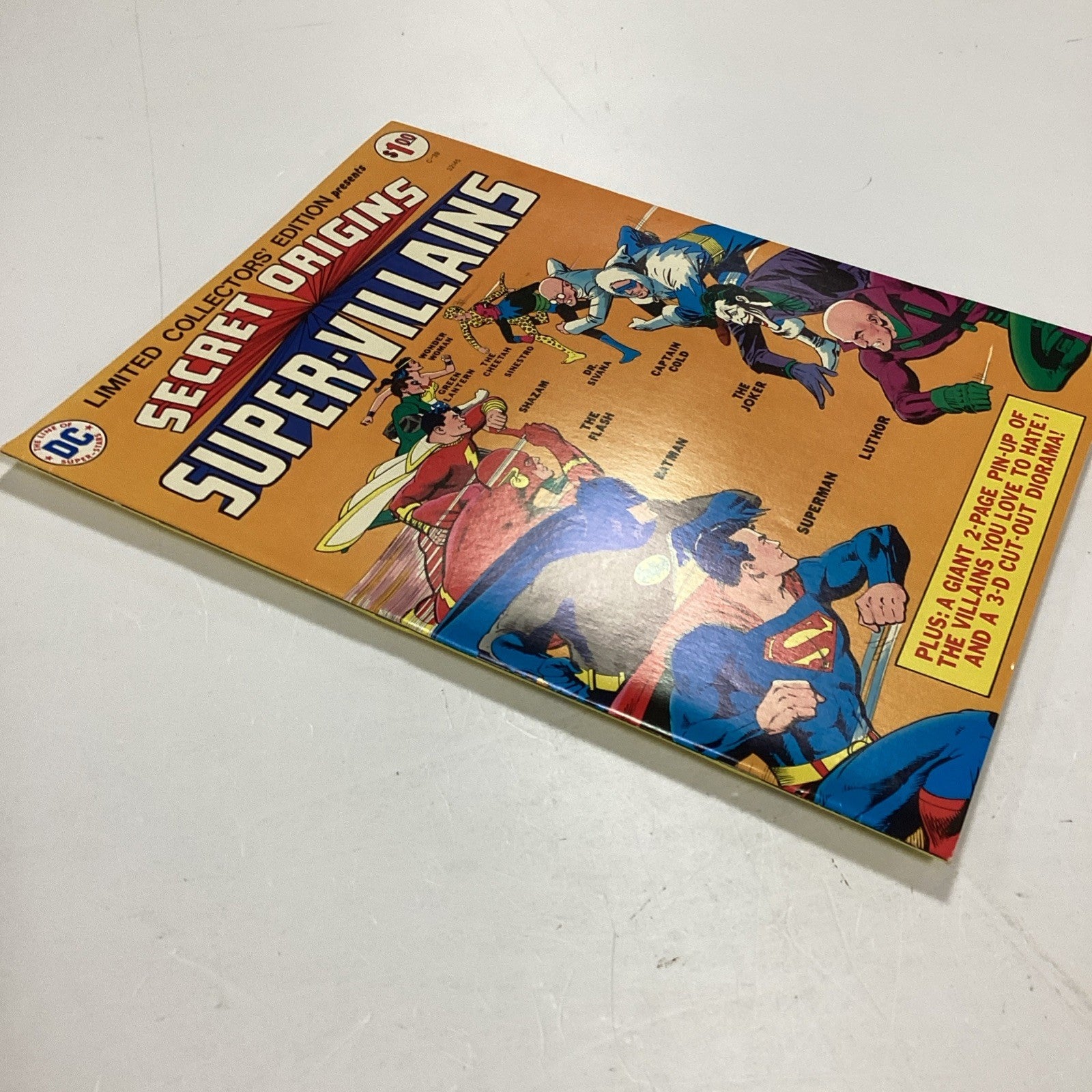 DC Limited Collectors Edition Secret Origins Super-Villains 1975 VF+3