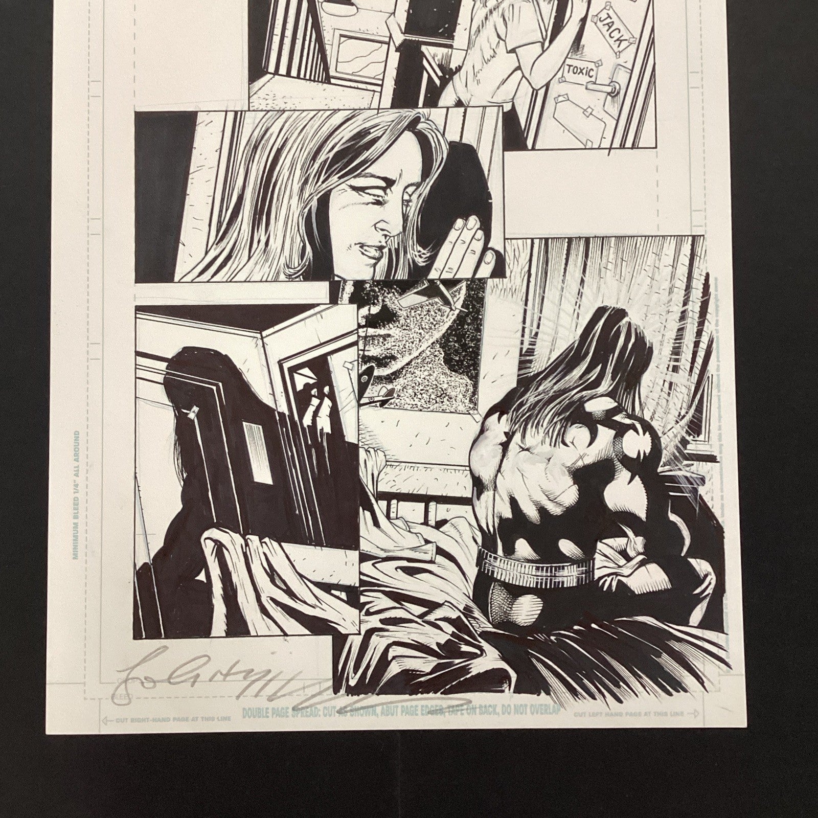 Original Artwork for Thunderbolt Jaxon #1 Page 21 By John Higgins 20062