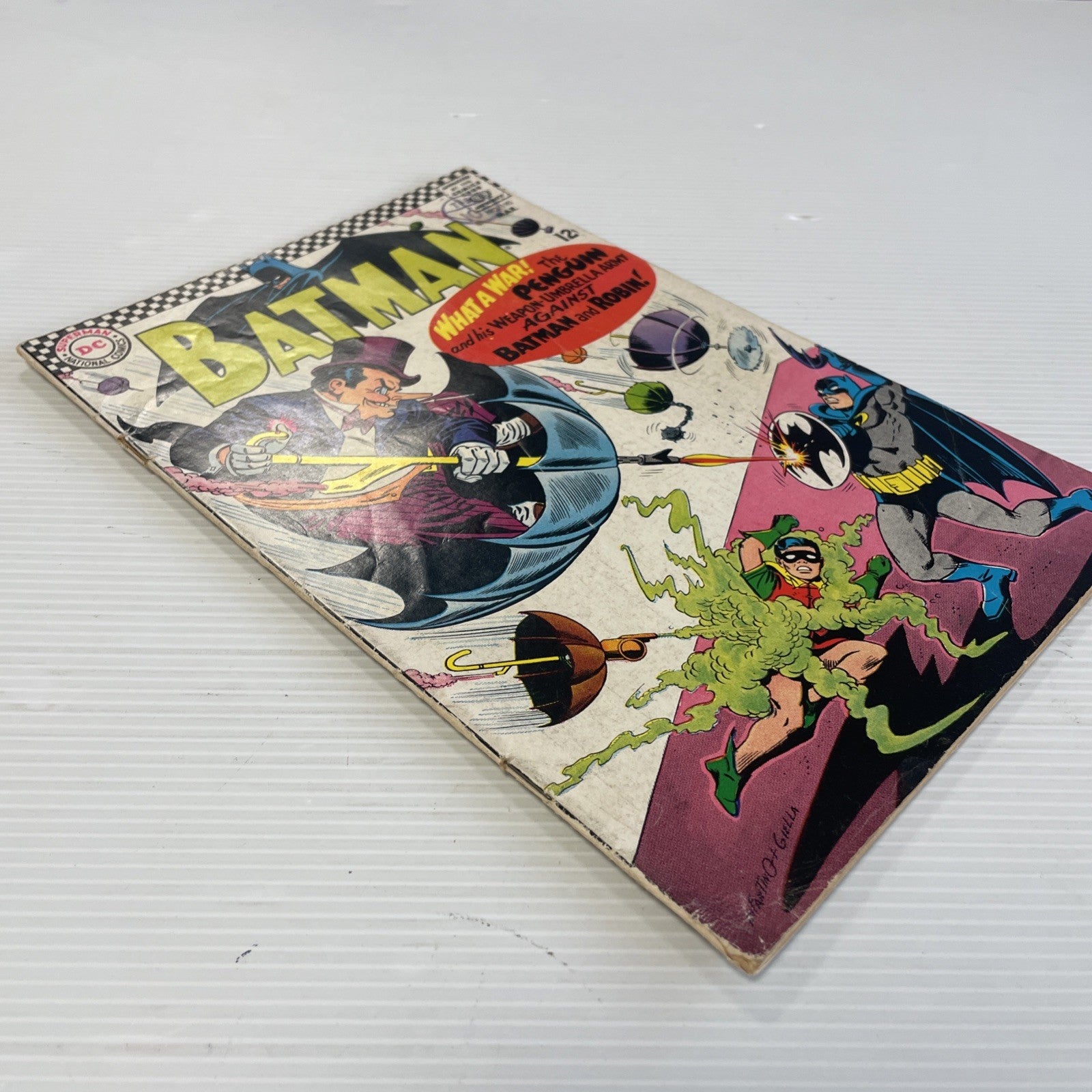 Batman #190 1967 GD+ Classic Penguin Cover Pence Stamp **Cover Deteached at Top3