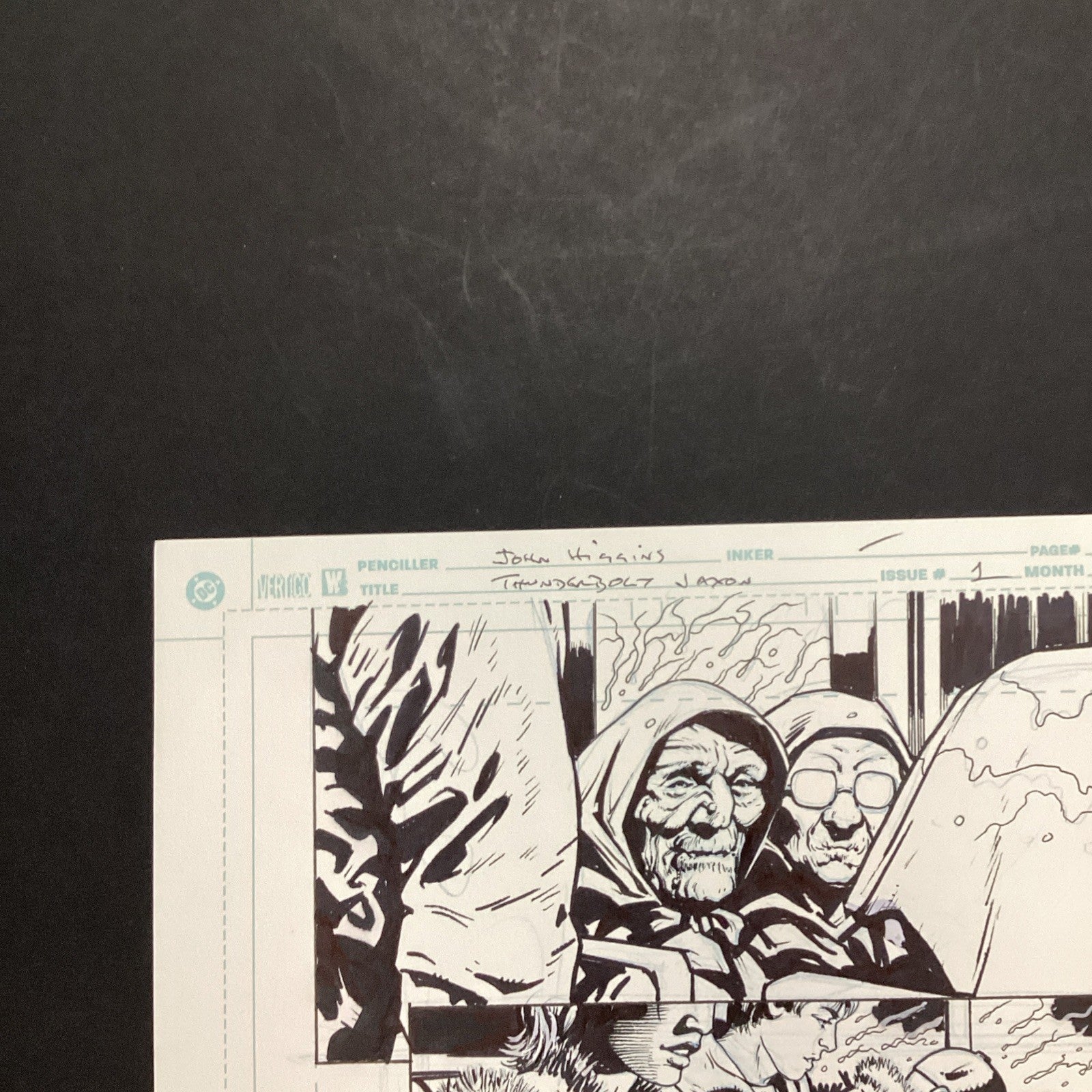 Original Artwork for Thunderbolt Jaxon #1 Page 10 By John Higgins 20064