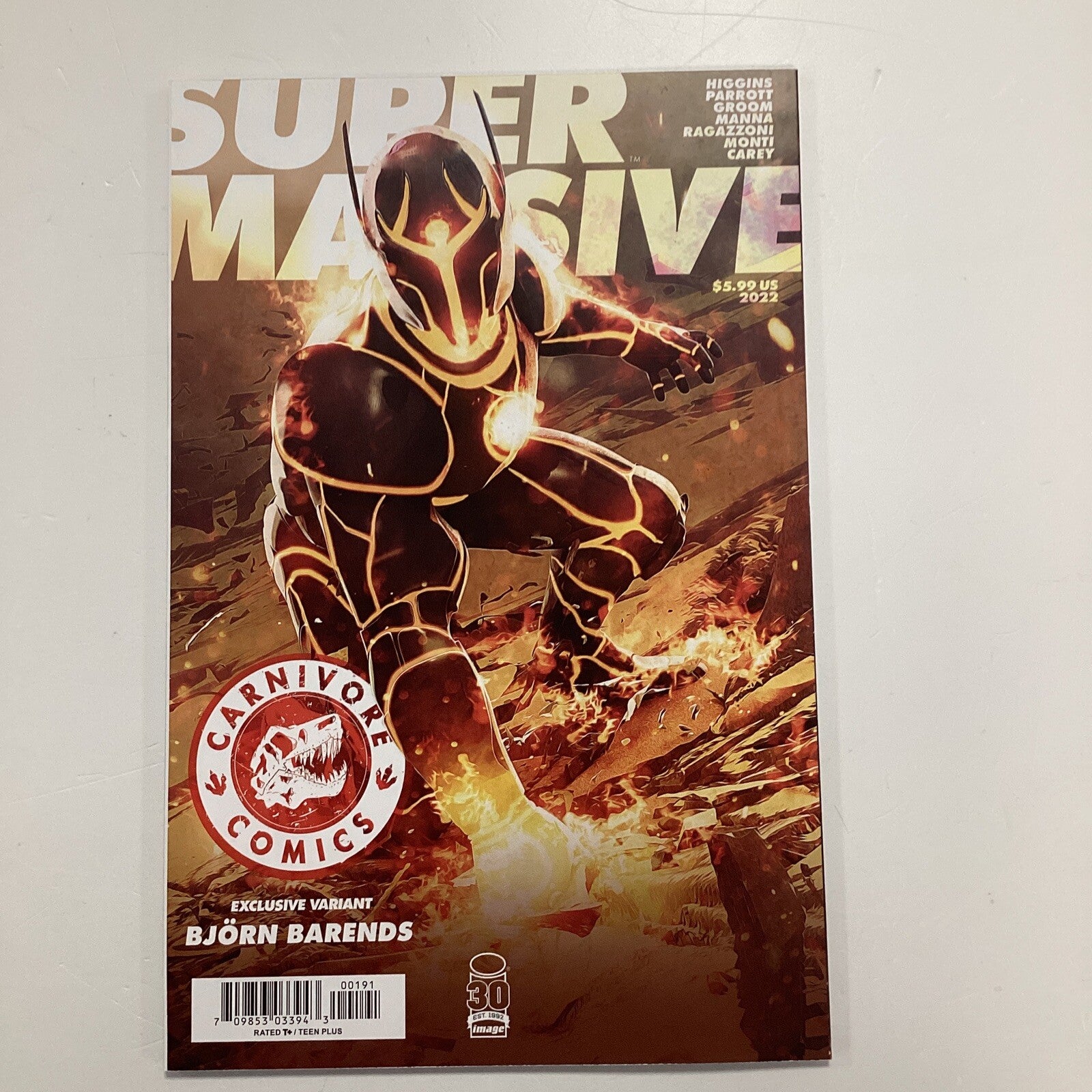 Super Massive #1 2022 NM 1st Rogue Sun Bjorn Barends Virgin Variant Ltd To 4005