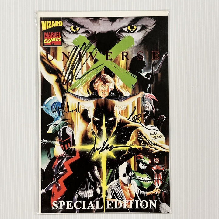 Wizard Universe X Sketchbook Signed X4 Alex Ross, Bill Reinhold, Jim Krueger +