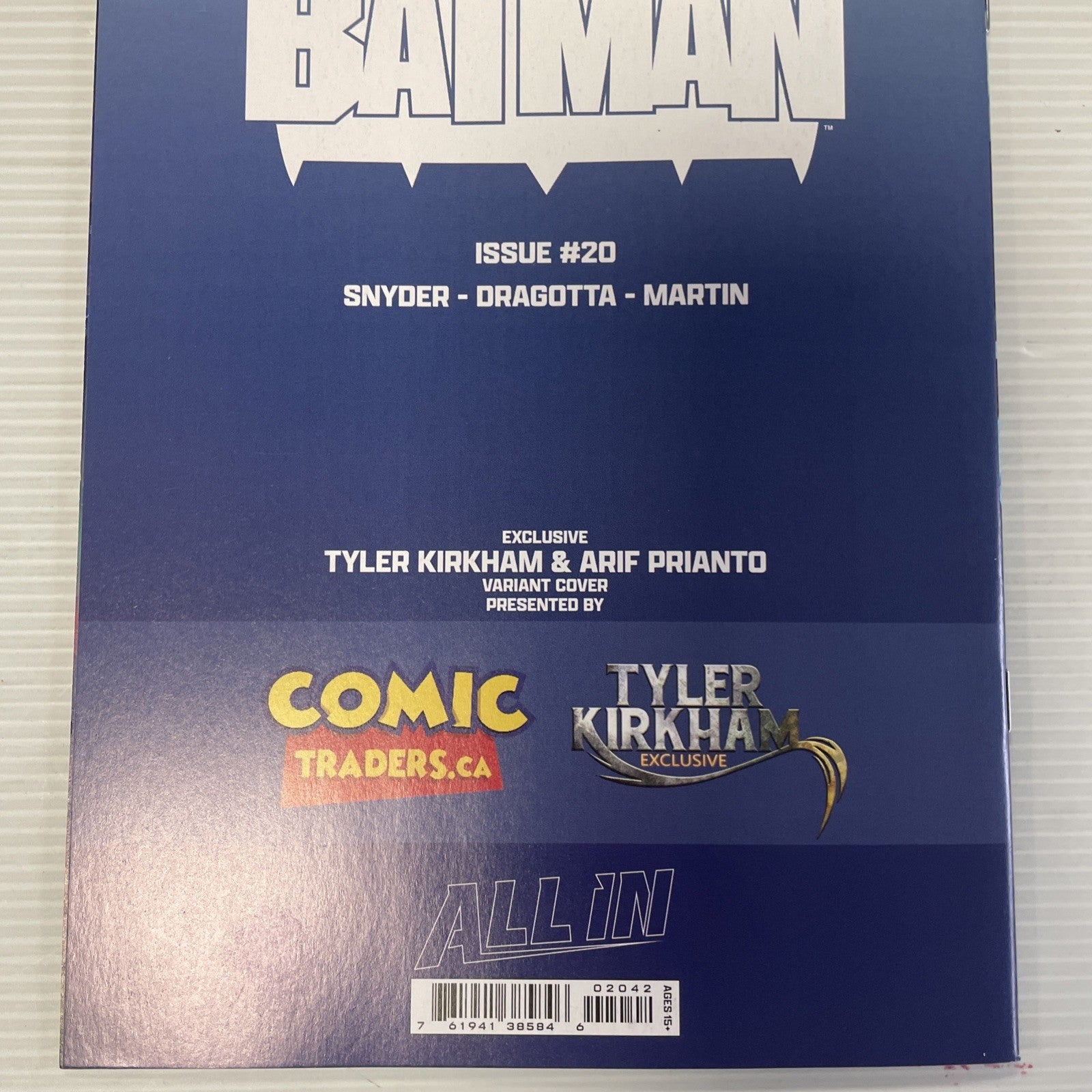 Absolute Batman #20 2026 NM Tyler Kirkham Battle Damage Virgin Variant6