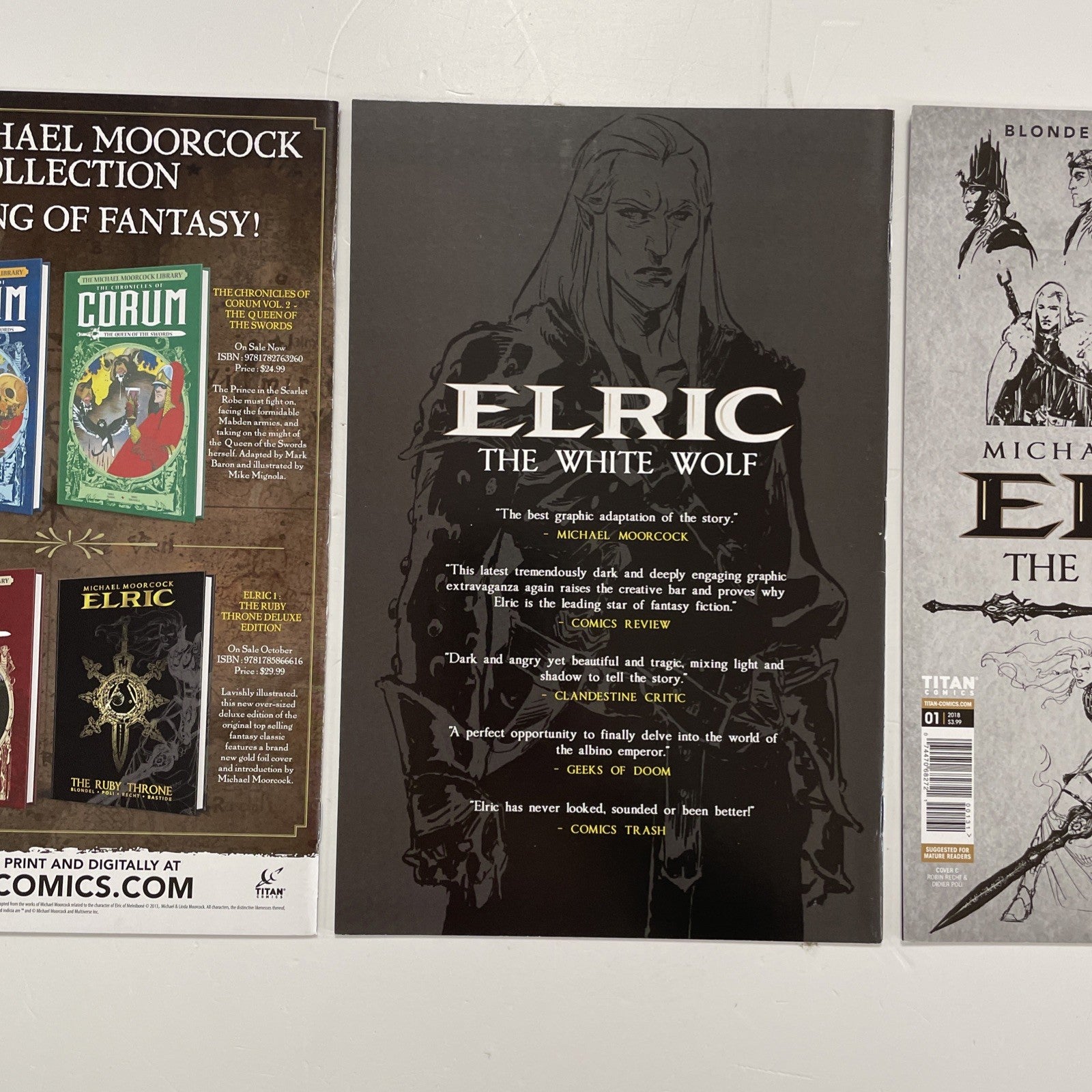 Elric: The White Wolf #1-2 2018 & #1 Variant NM Michael Moorcock15