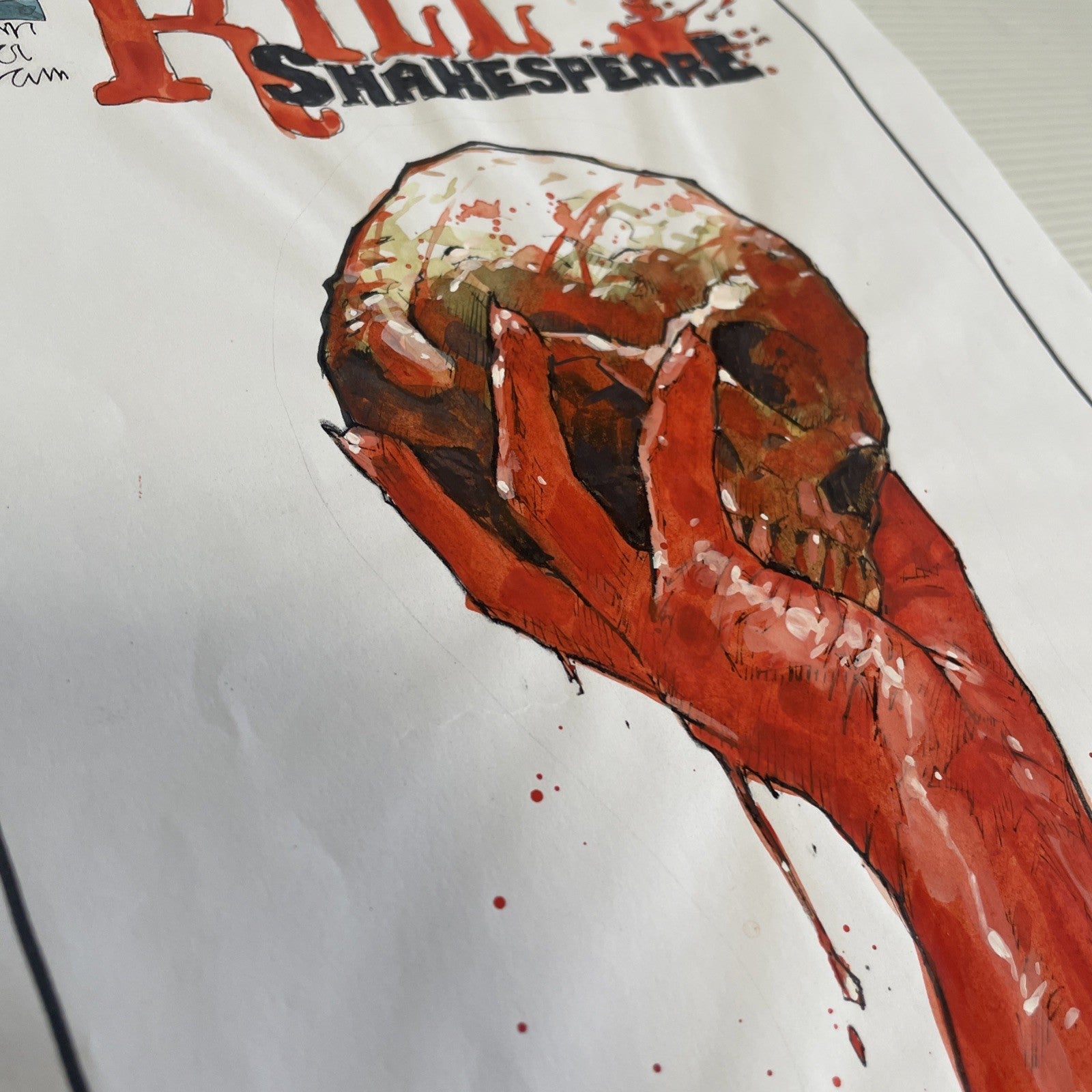 Original Artwork Concept Art based on Kill Shakespeare Sketch by Simon Davis (2)6