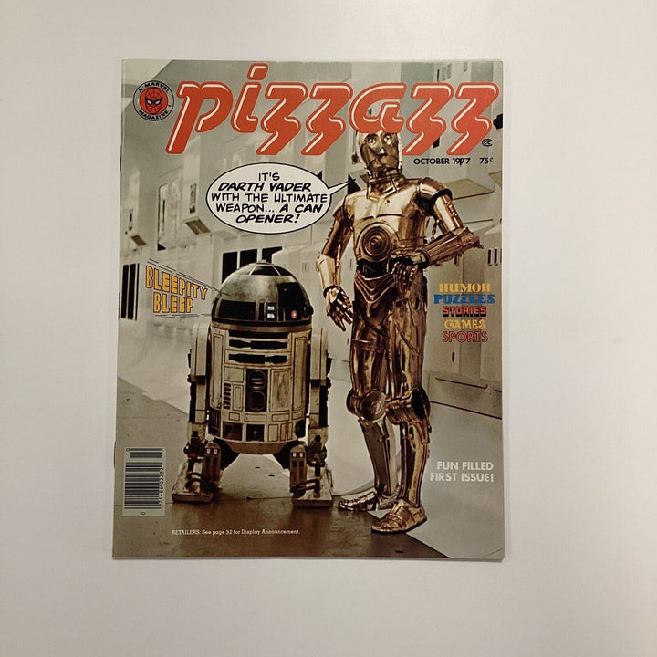 Pizzazz Magazine #1 1977 VF/NM Star Wars Inc. Transter & leaflets inside