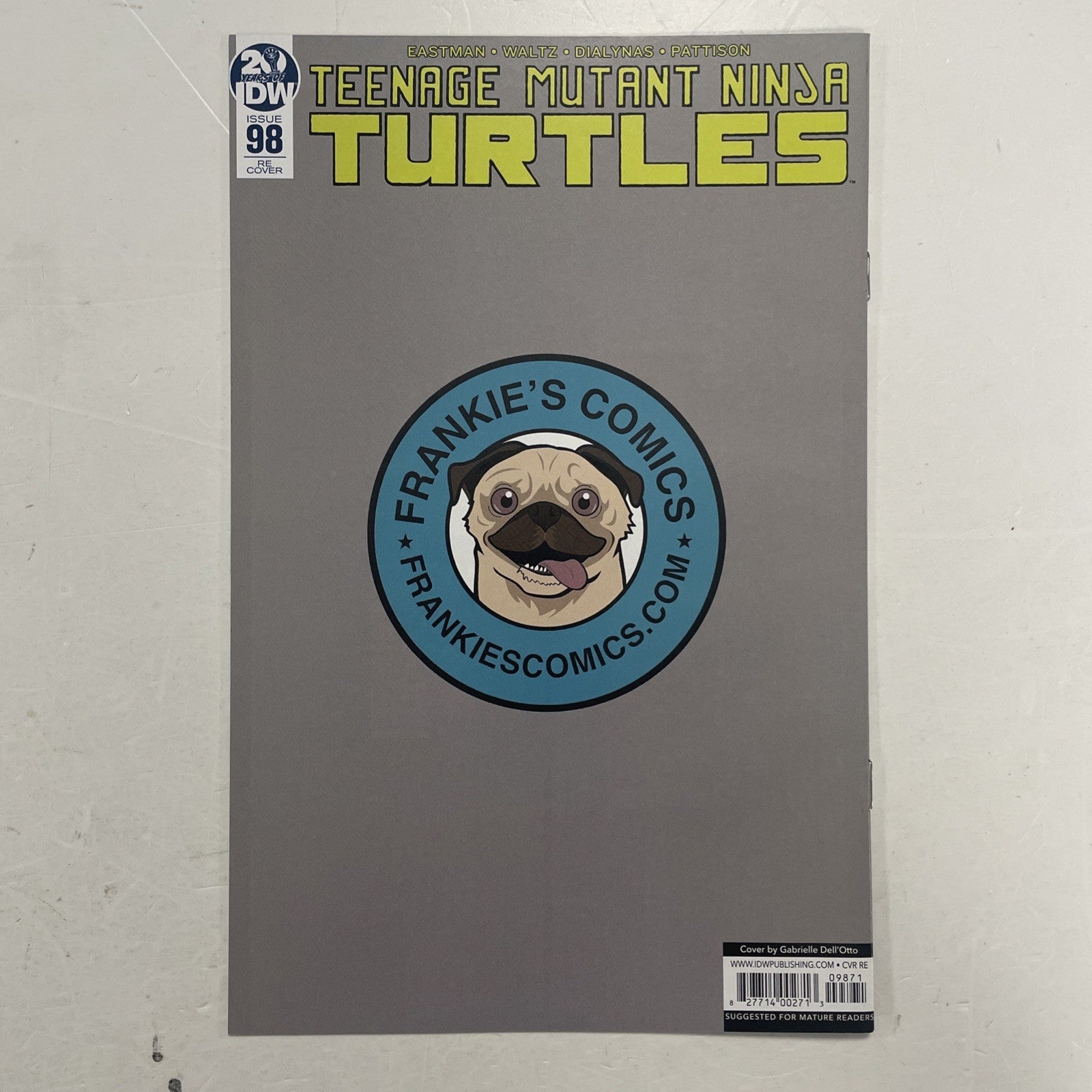 Teenage Mutant Ninja Turtles #98 2019 VF/NM RE Cover & Virgin Variant Dell'Otto14