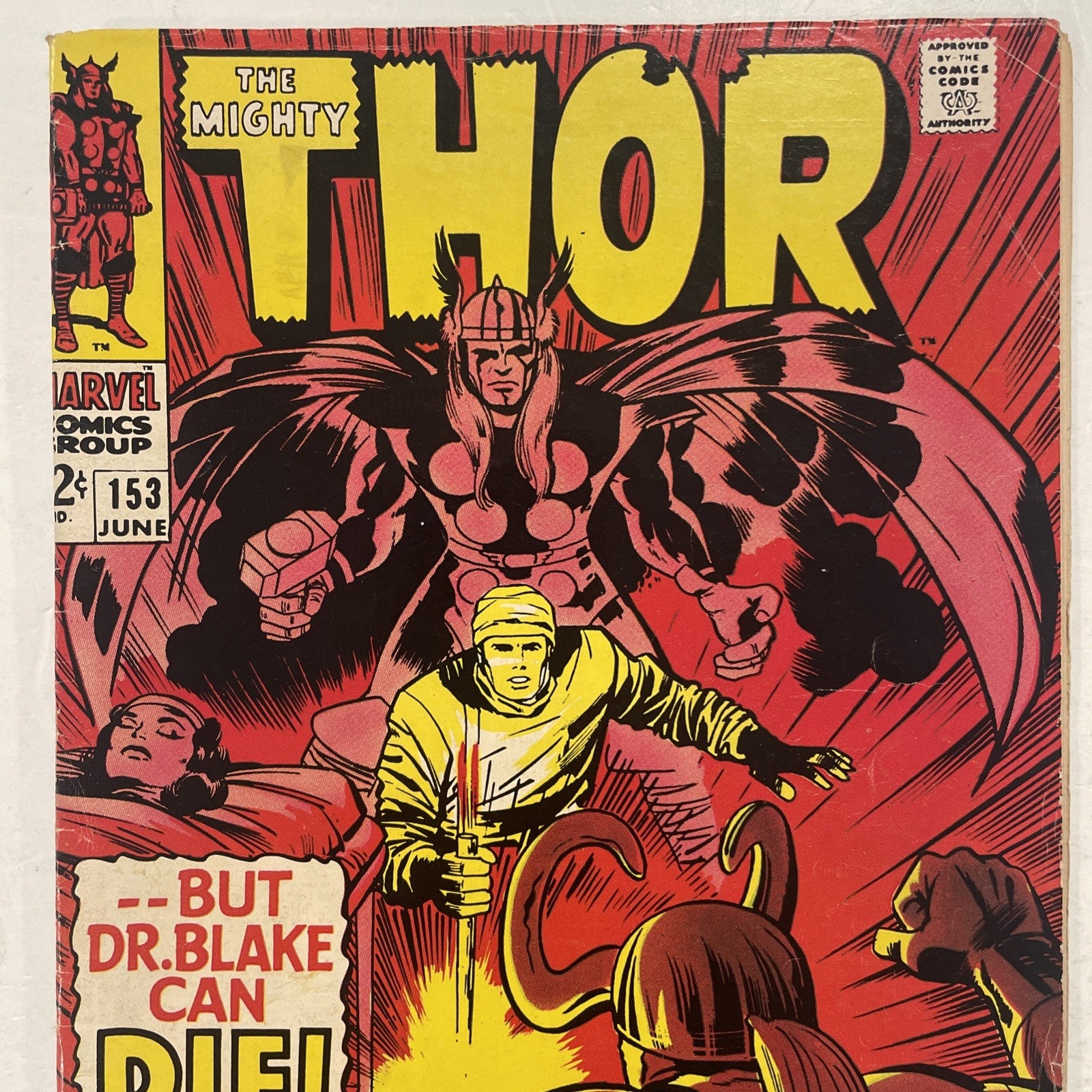 The Mighty Thor #153 1967 VG/FN Kirby1