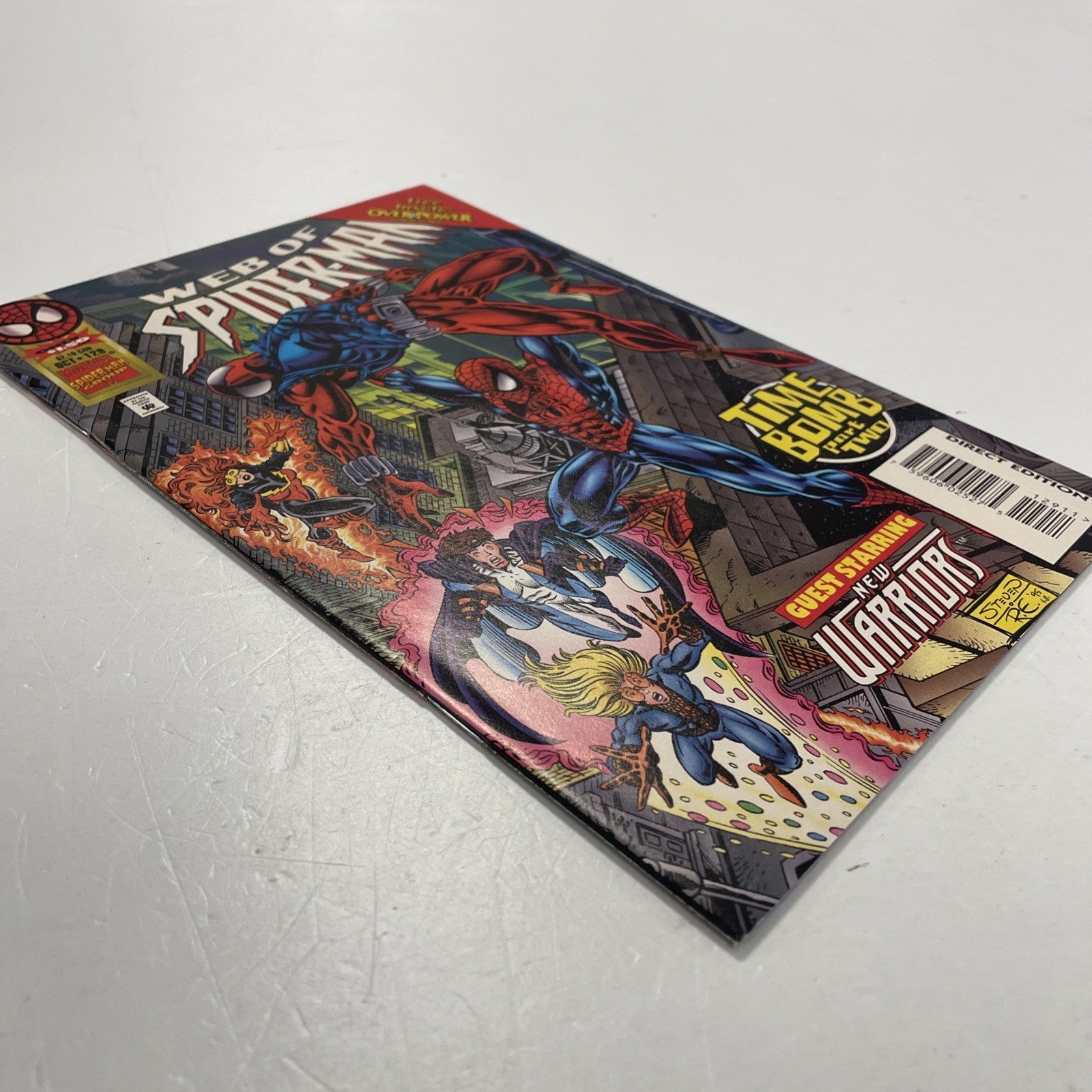 Spider-Man: Time Bomb #1-2 1995 Complete Set VF/NM inc. Over Power Cards8