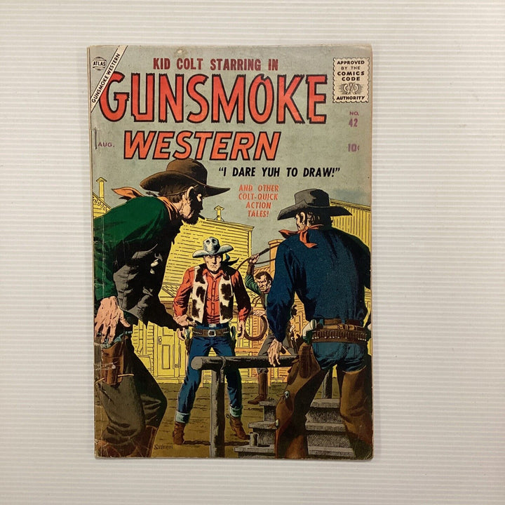 Gunsmoke Western #42 1957 VG+ Marvel Atlas Comics