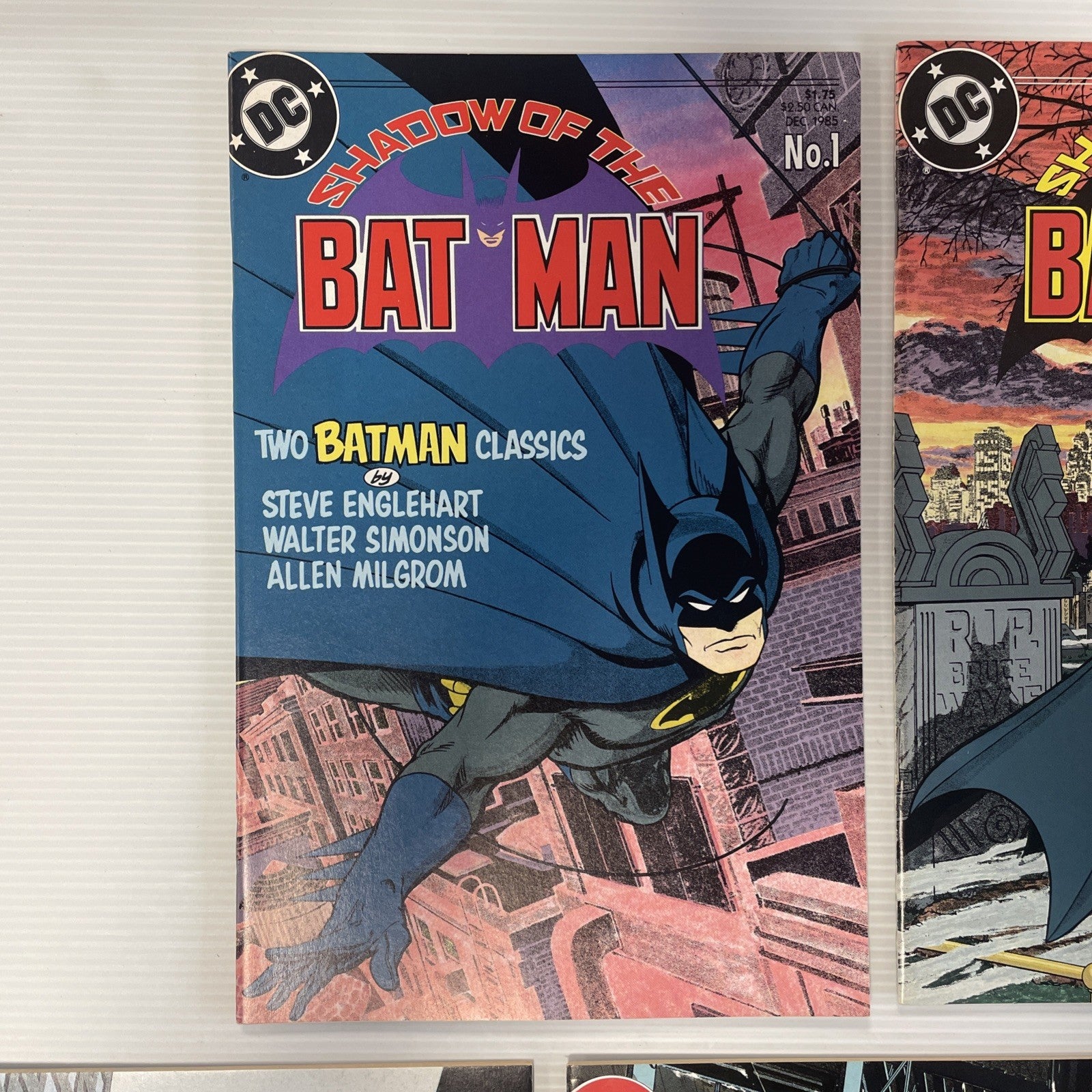 Shadow of The Batman #1-5 1985 Complete Set Reprints Classic Stories1