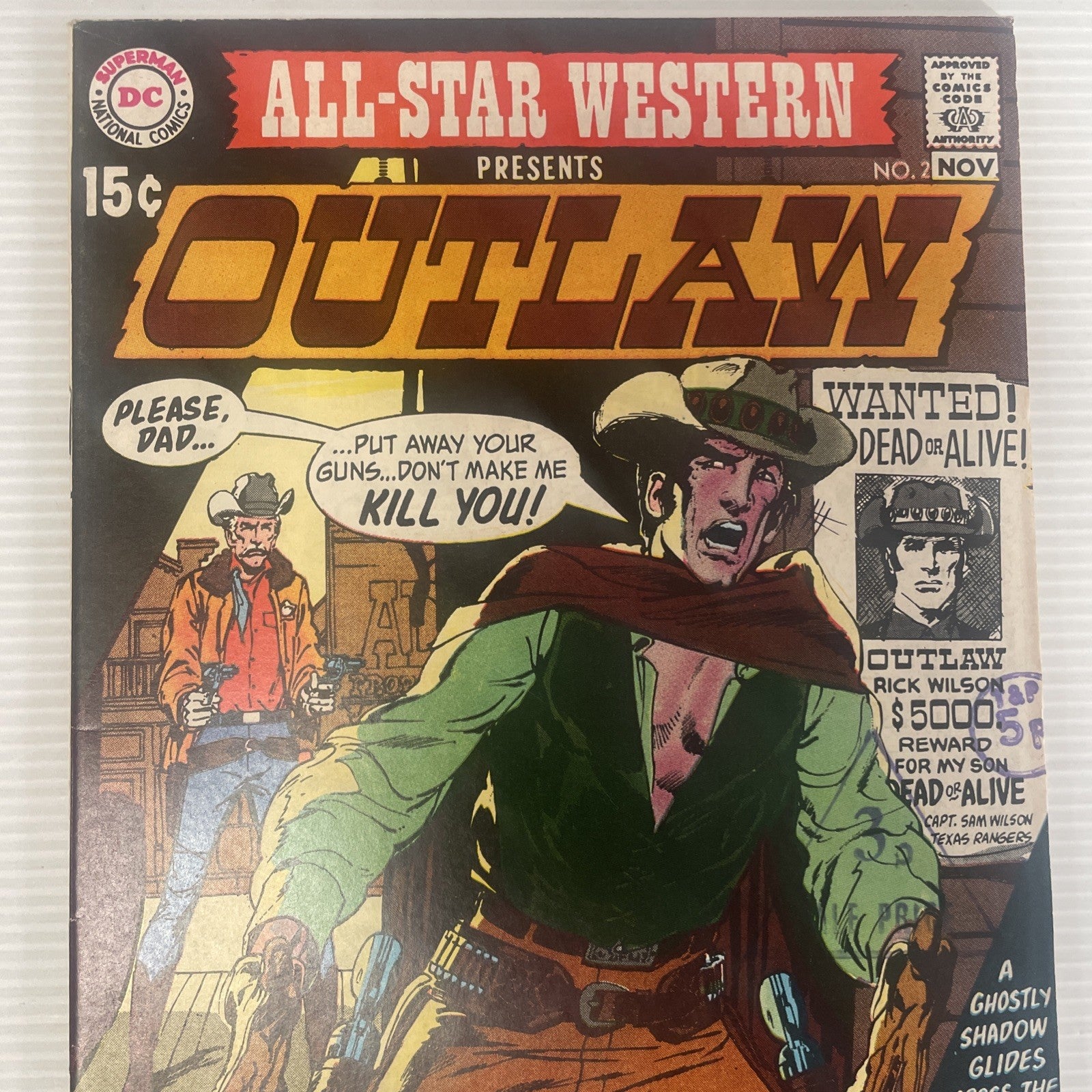 All-Star Western Presents Outlaw #2 1970 FN 1st Appearance of El Diablo Pence St1