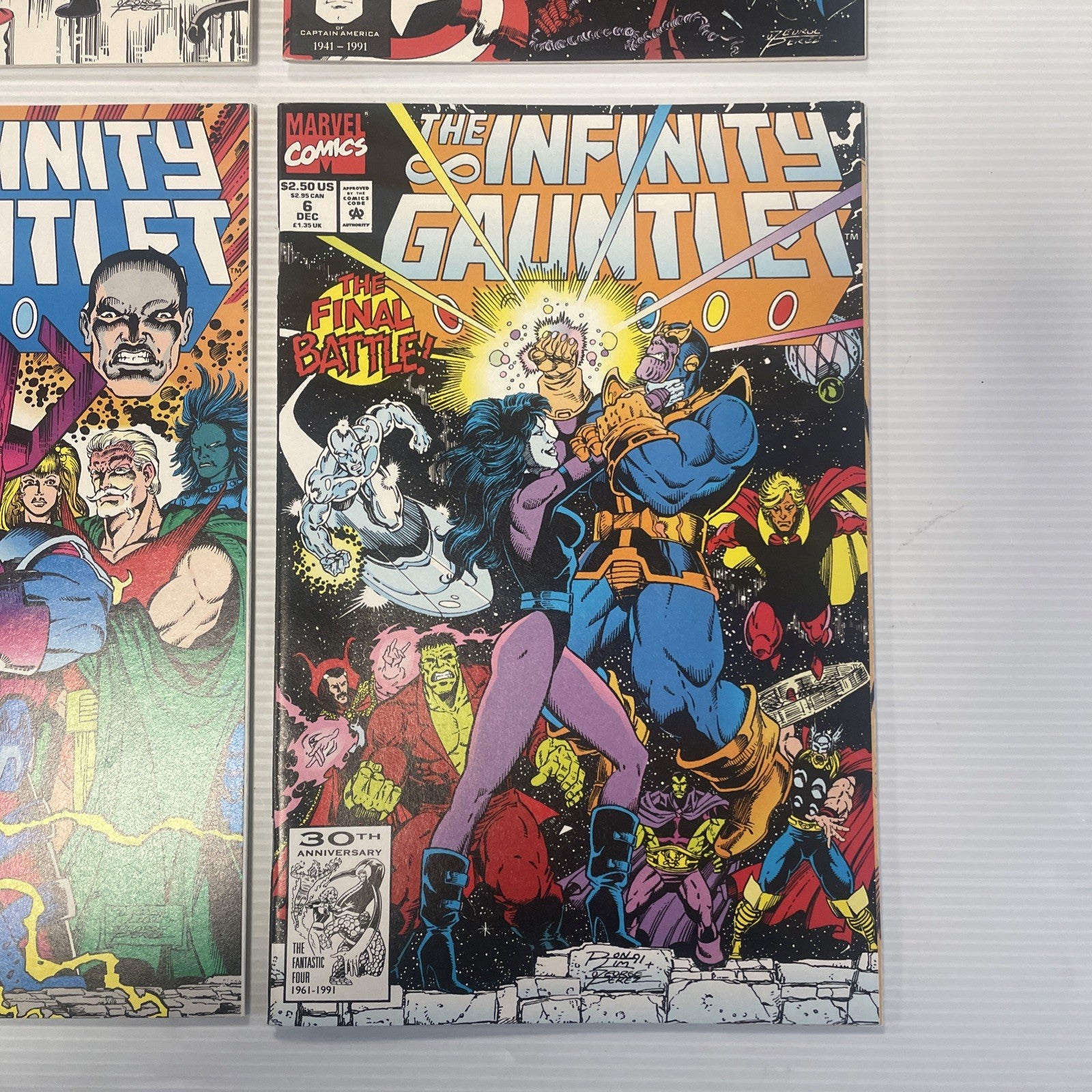 Infinity Gauntlet #1-6 1991 Complete Set High Grade George Perez6