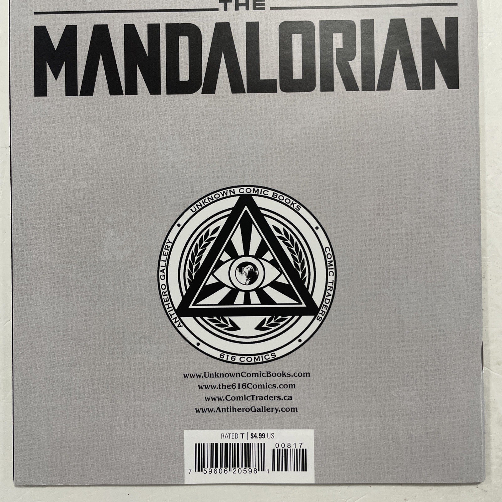 Star Wars: The Mandalorian #8 2023 NM Signed By David Nakayama Variant7