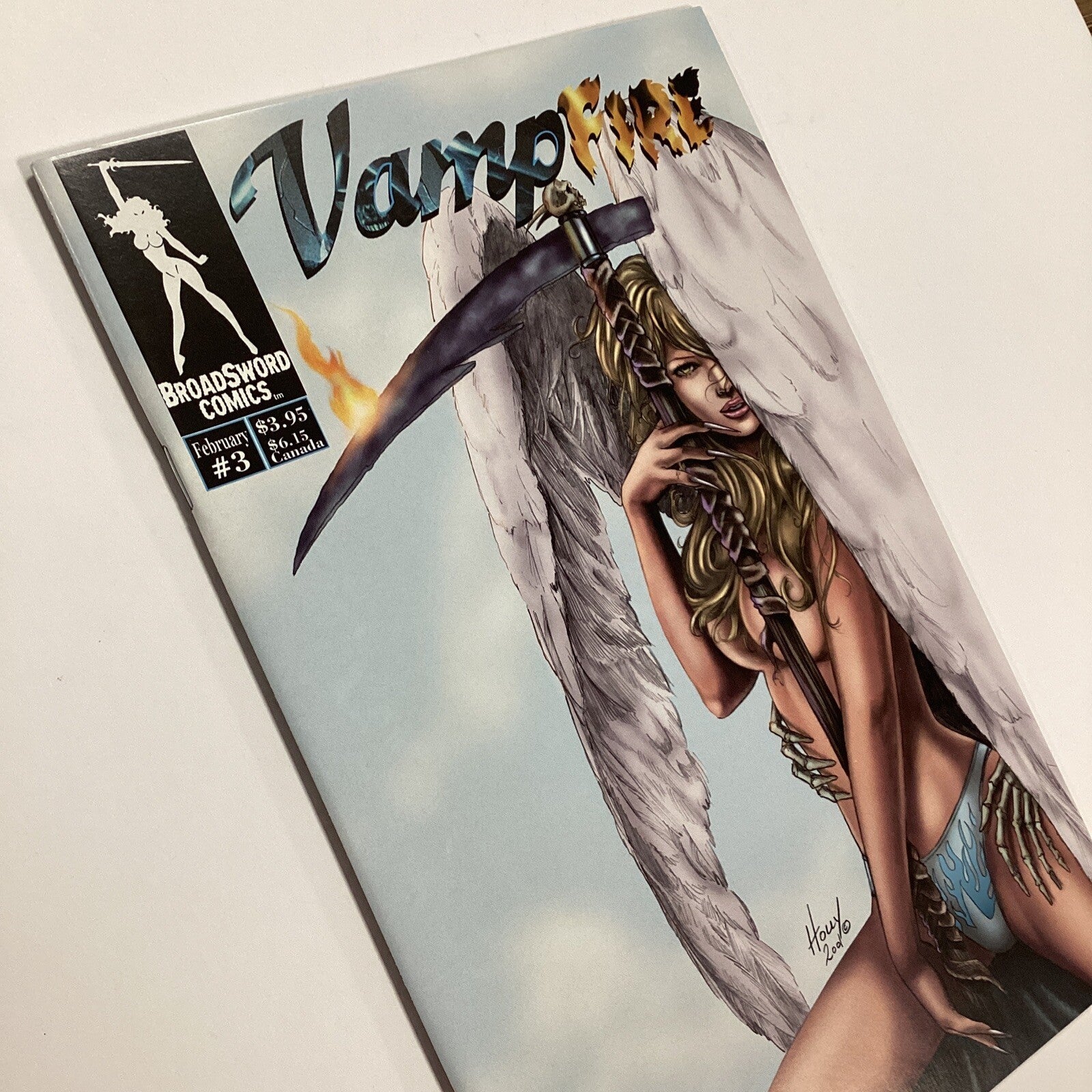 Vampfire #3 2001 NM Broadsword Comics3