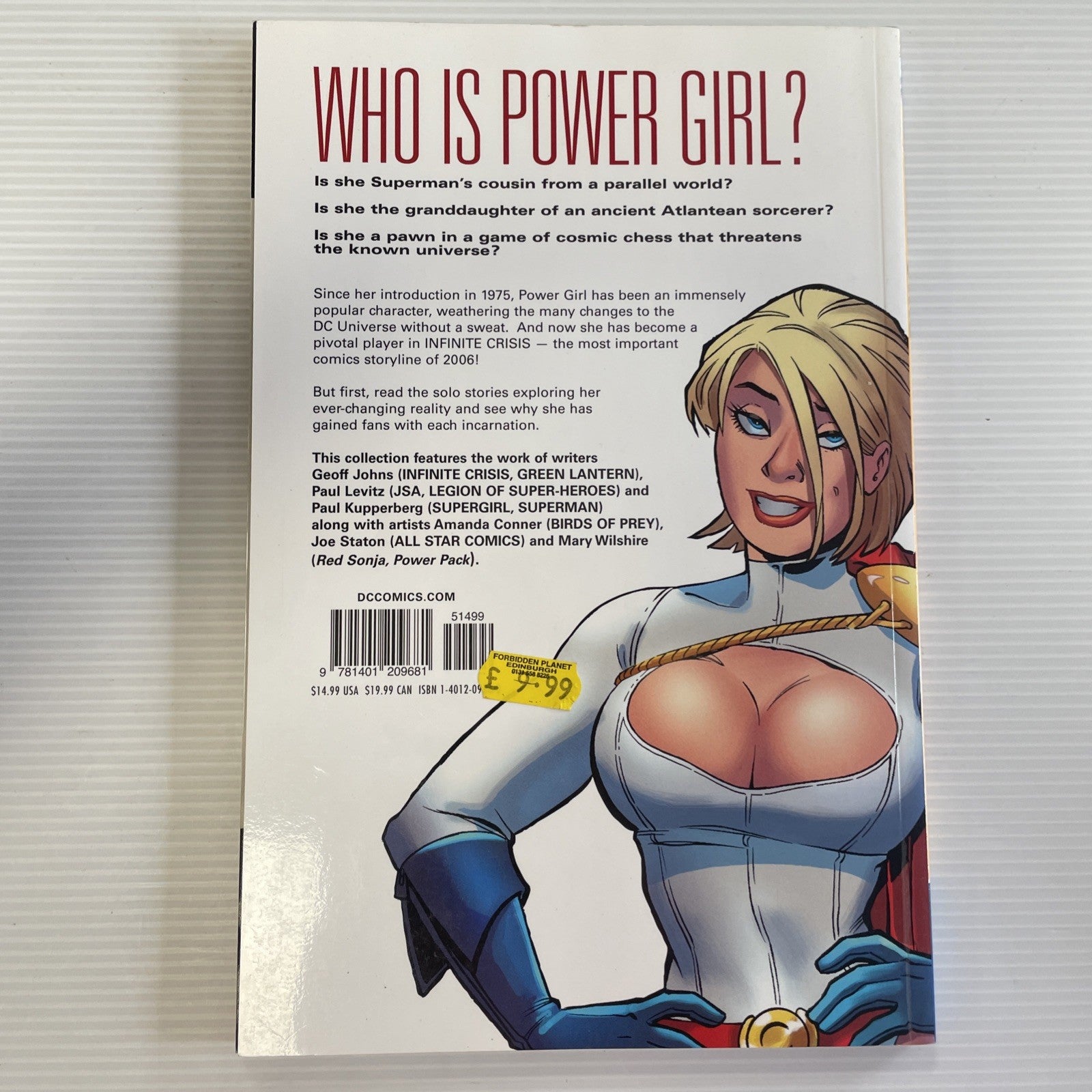 Power Girl 2006 TPB Trade Paperback Graphic Novel Adam Hughes Cover4