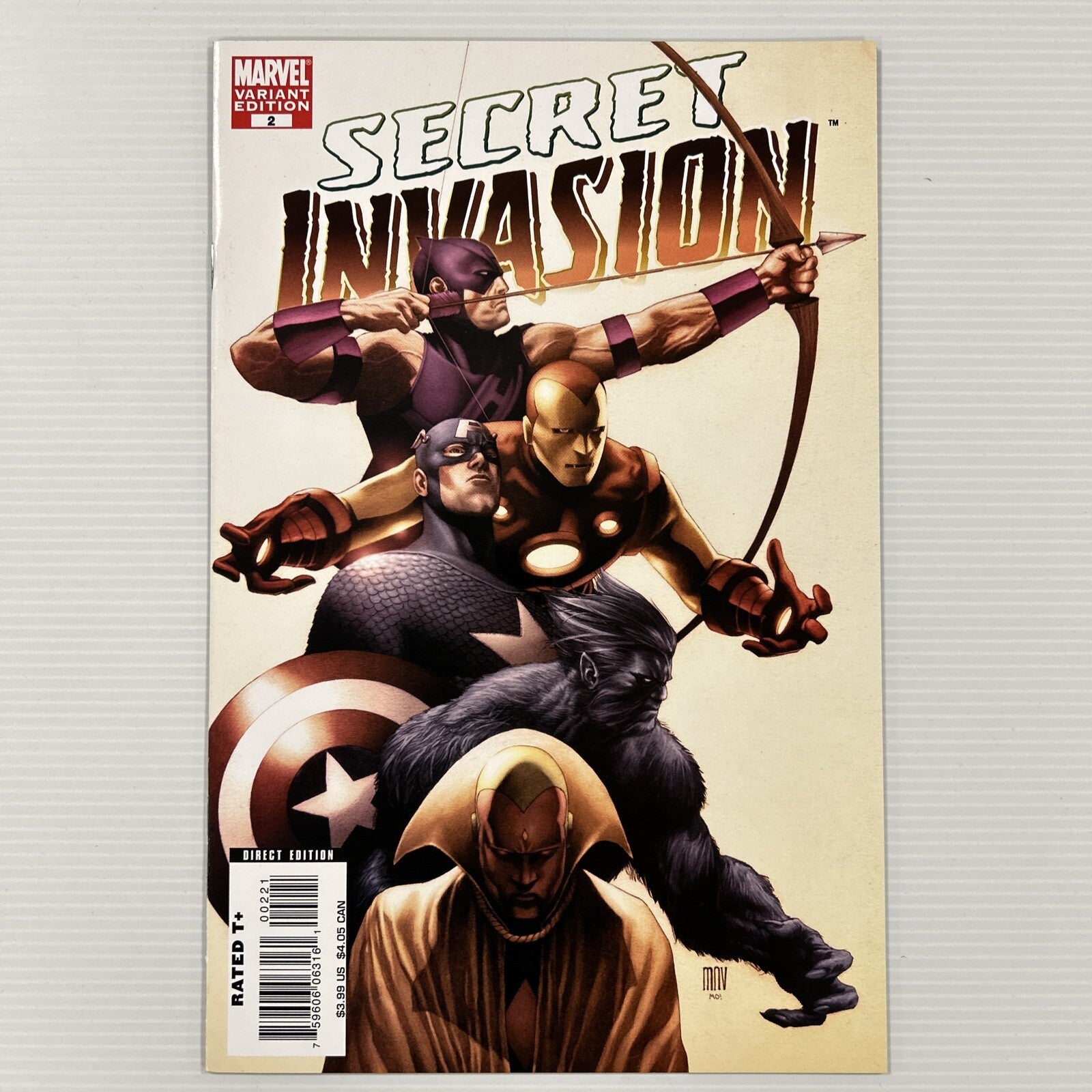 Secret Invasion #1-4 2008 NM Leinil Yu & More Variants9