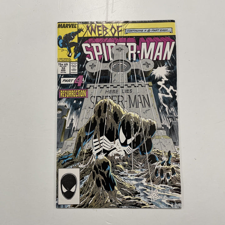 Web Of Spider-man #32 1987 FN+ Kravens Last Hunt Part 4 (2)0