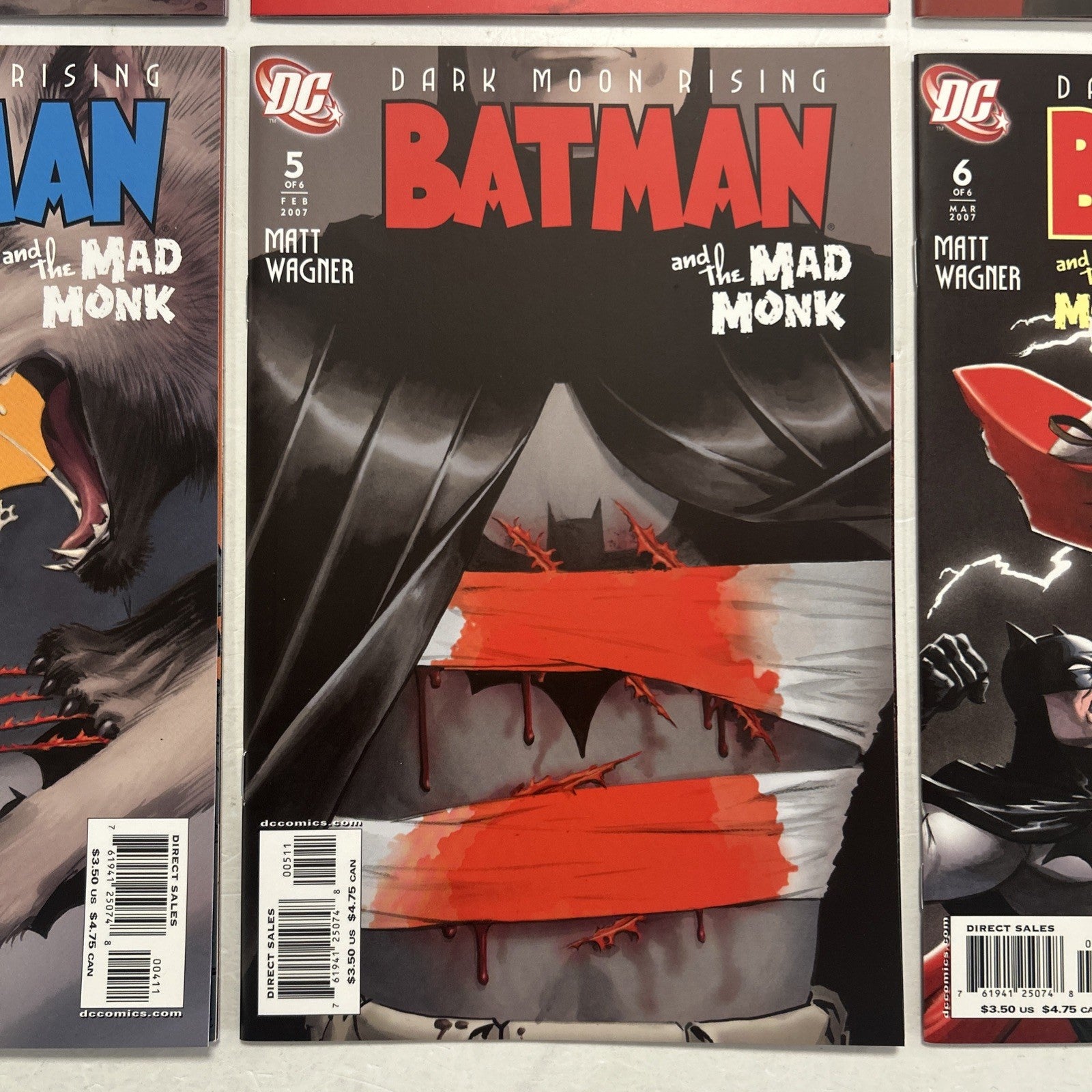 Batman and the Mad Monk #1-6 2006 Mid-High Grade Complete Set Matt Wagner5