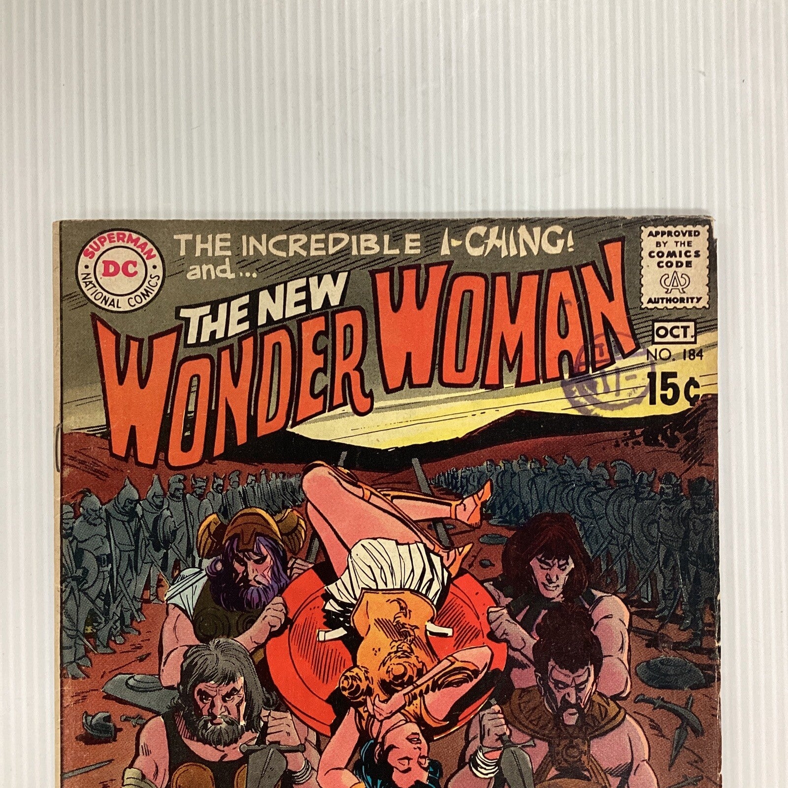 Wonder Woman #184 1969 VG/FN Pence Stamp3