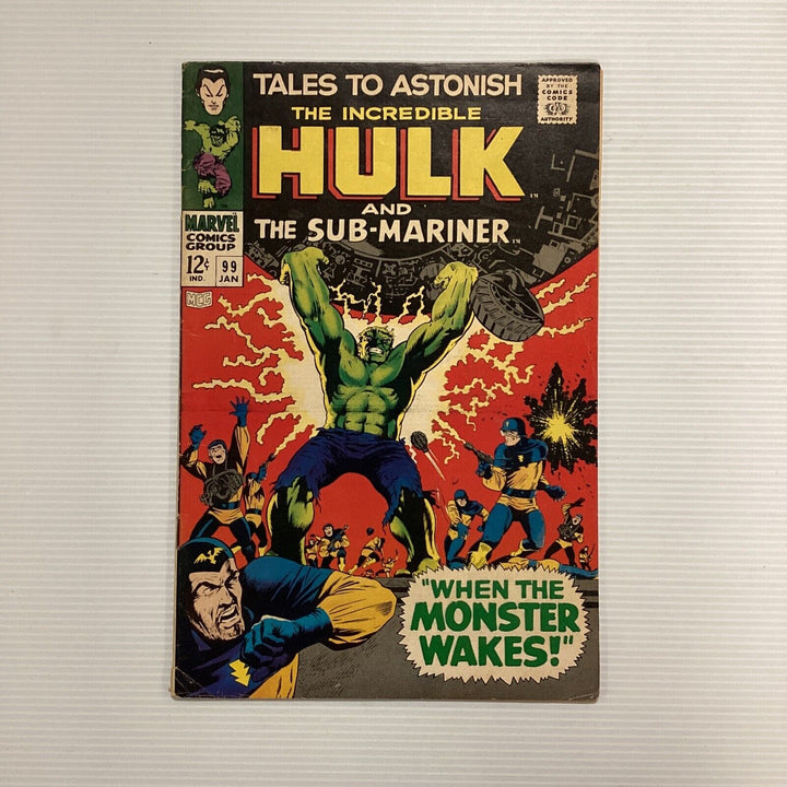 Tales To Astonish Incredible Hulk #99 1967 VG cent copy