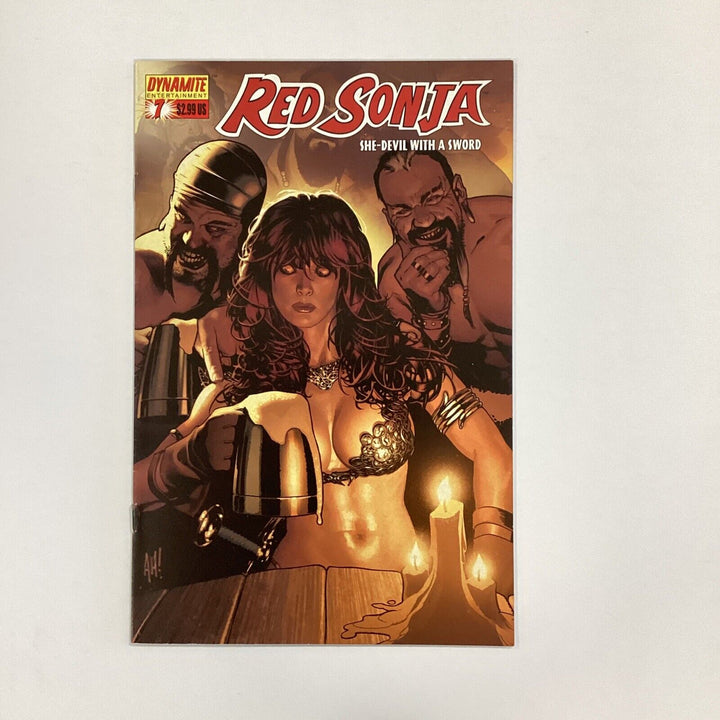 Red Sonja #7 2005 NM Adam Hughes Cover art