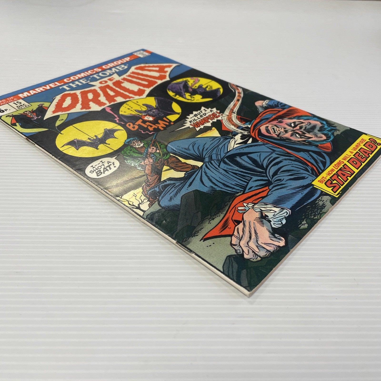 Tomb Of Dracula #15 1973 FN/VF Pence Copy3