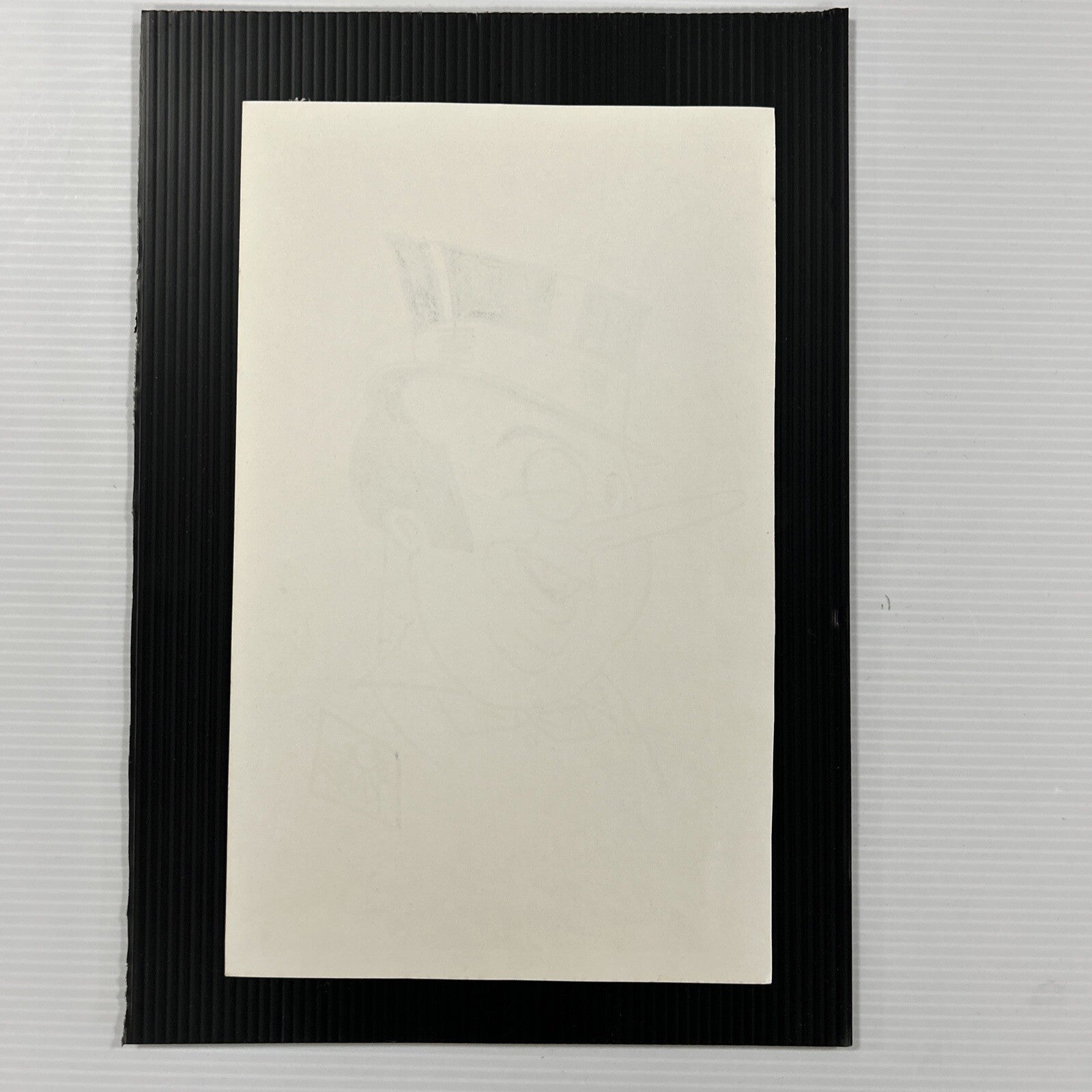 Bob Kane Hand Drawn Original Penguin Art Sketch Signed with COA 14x23cm14
