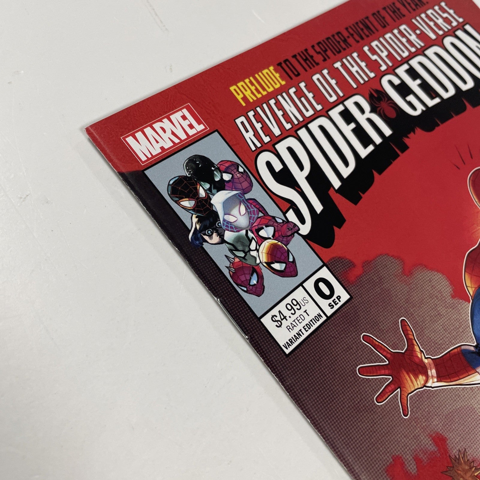 Spider-geddon #0 2018 NM Campbell Secret Wars #8 cover Homage Variant Edition (25