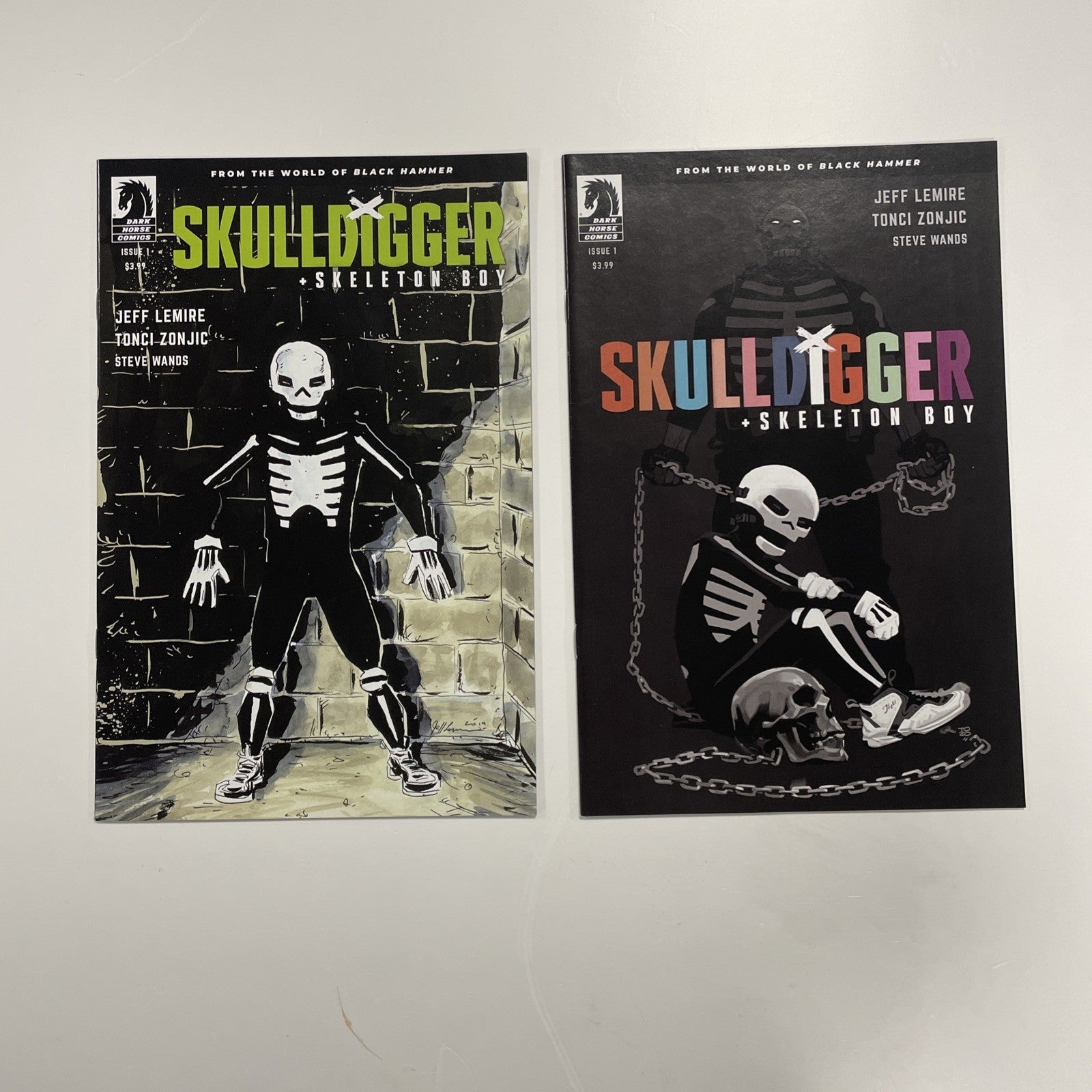Skulldigger And Skeleton Boy #1 2019 Jeff Lemire 1:10 Variant and regular cover0