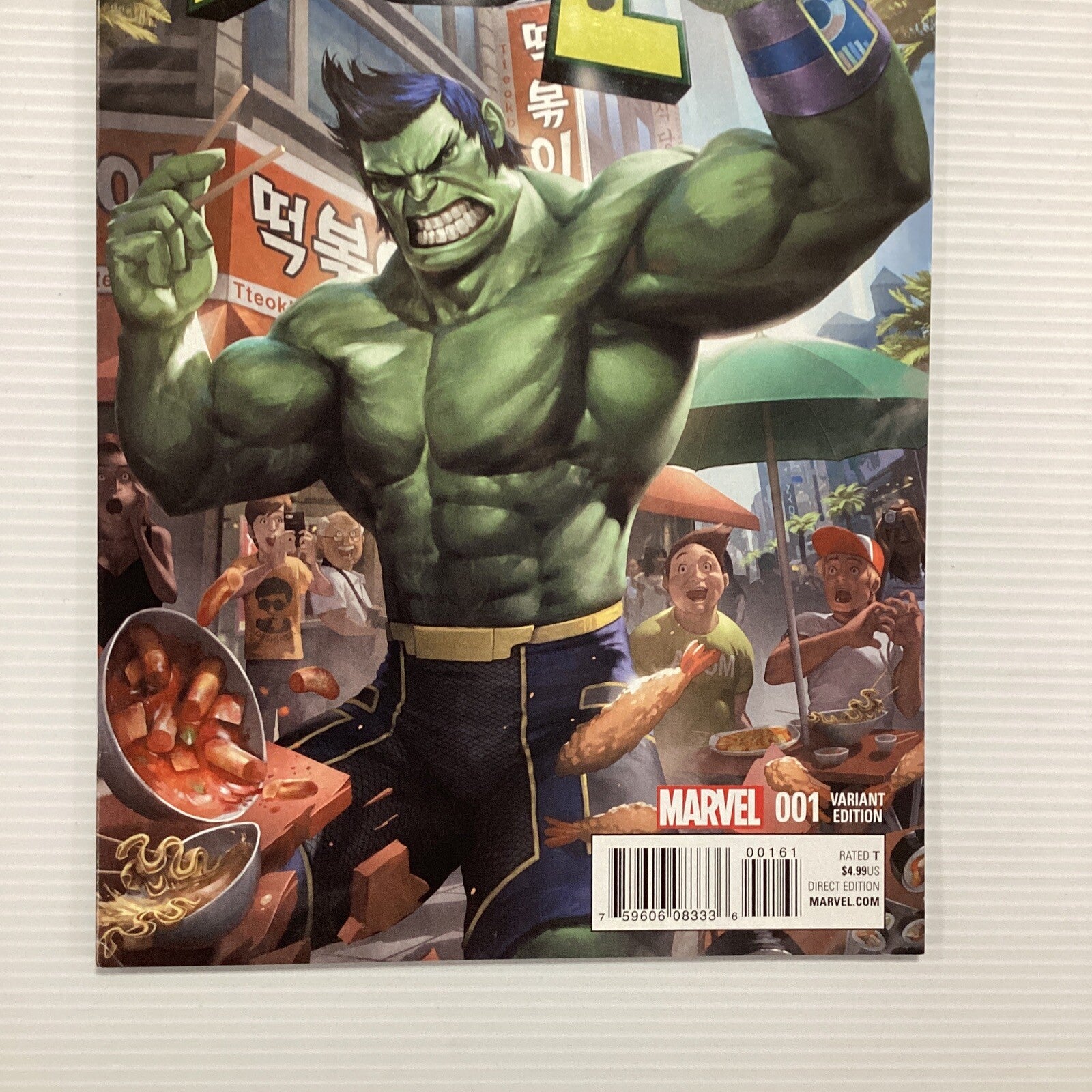 Totally Awesome Hulk #1 2016 VF+ Woo Cheol 1:25 Variant2