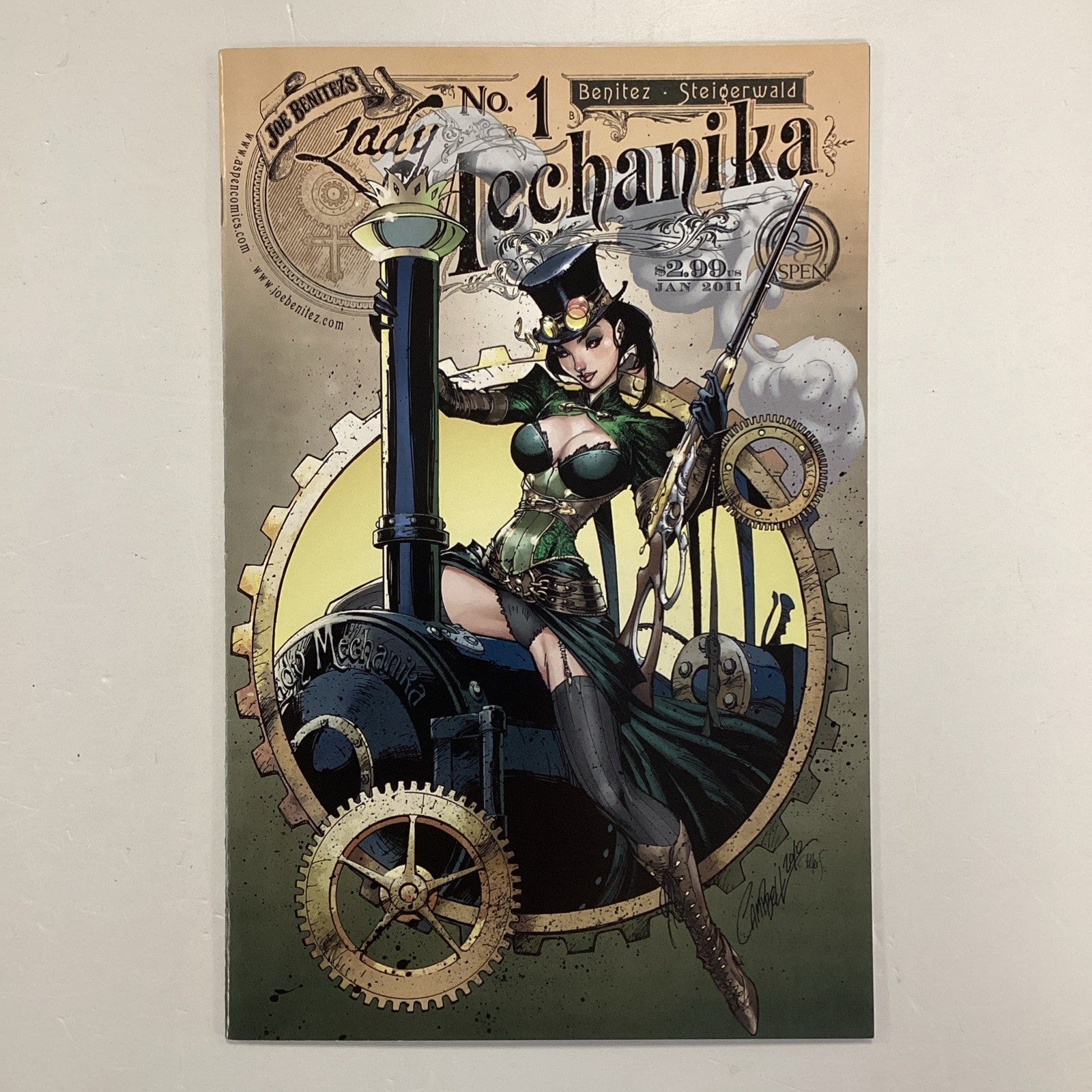 Lady Mechanika #1 2011 NM J. Scott Campbell Variant Cover0