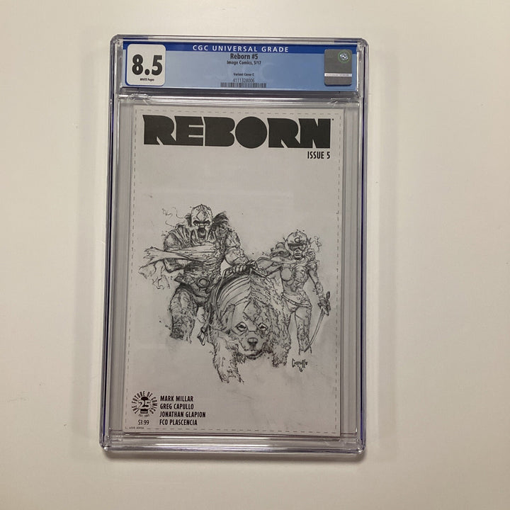 Reborn #5 2017 CGC 8.5 Greg Capullo 1:100 Variant0