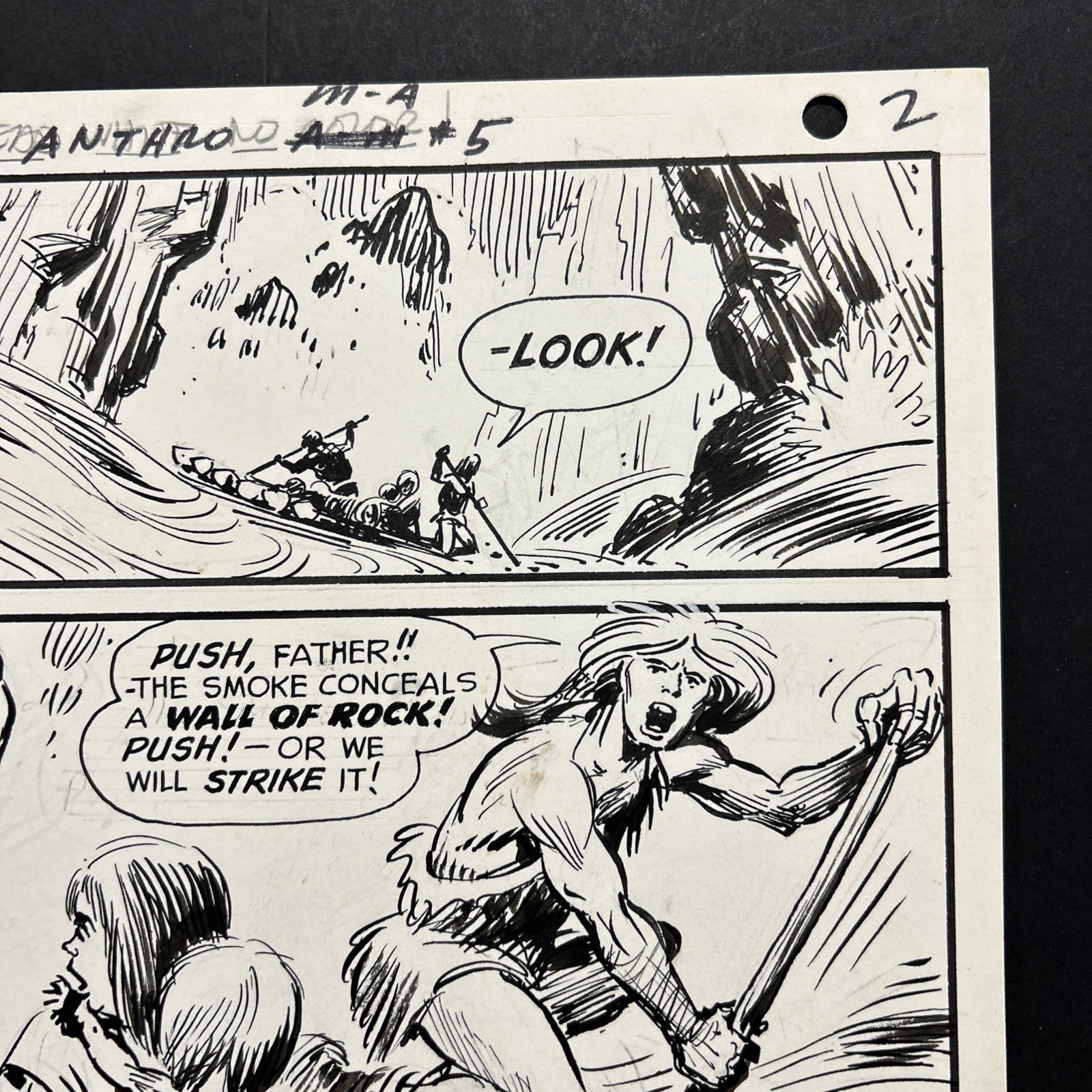 Anthro #5 Original Artwork for page 2 by Howard Post5
