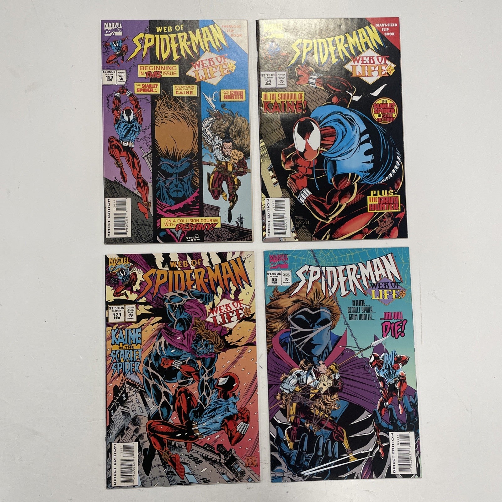 Spider-Man: Web of Life #1-4 1995 Complete Set0
