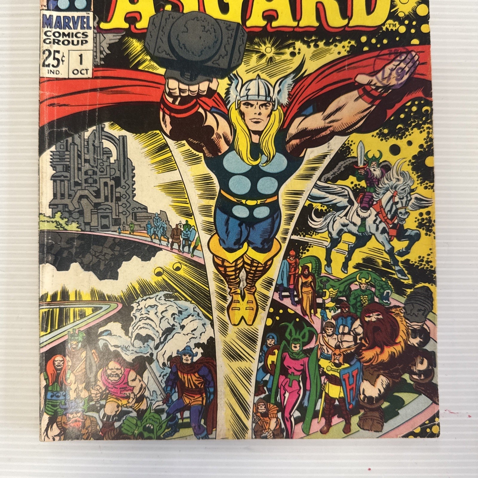 Tales Of Asgard #1 1968 VG+ Pence Stamp2