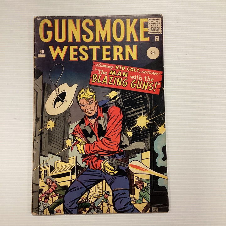 Gunsmoke Western #66 1961 VG Pence Copy *SEE DESCRIPTION