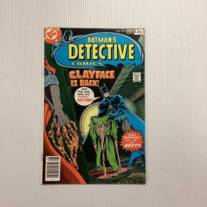 Detective Comics #478 1978 FN+ 1st App. Preston Payne (3rd) Clayface