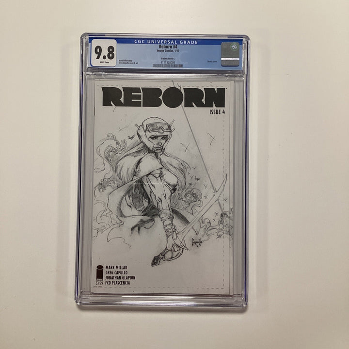 Reborn #4 2017 CGC 9.8 Greg Capullo 1:100 Variant0