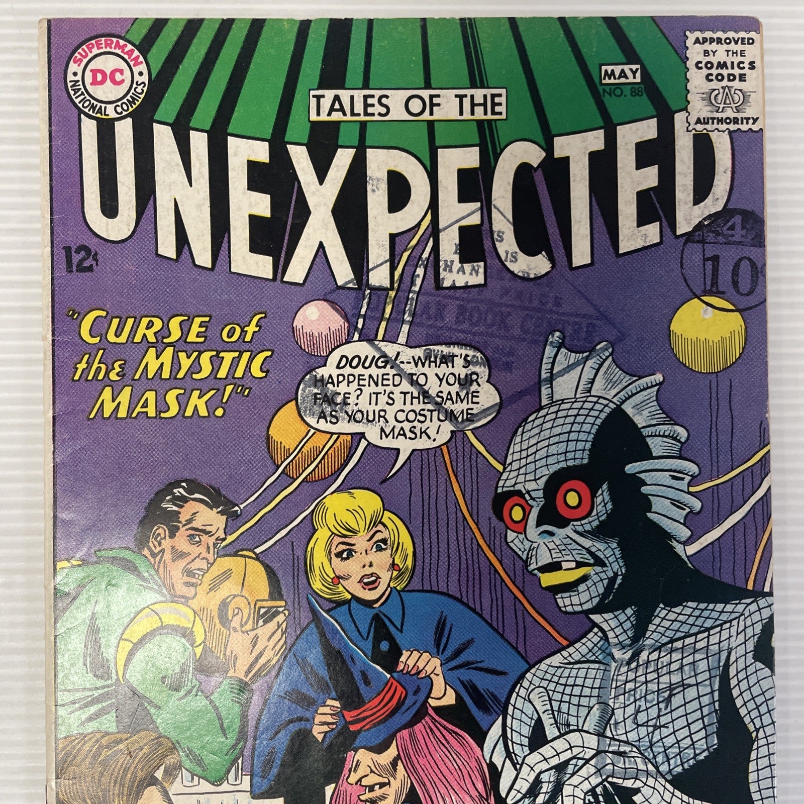 Tales of the Unexpected #88 1965 VG/FN Stamps on Cover1
