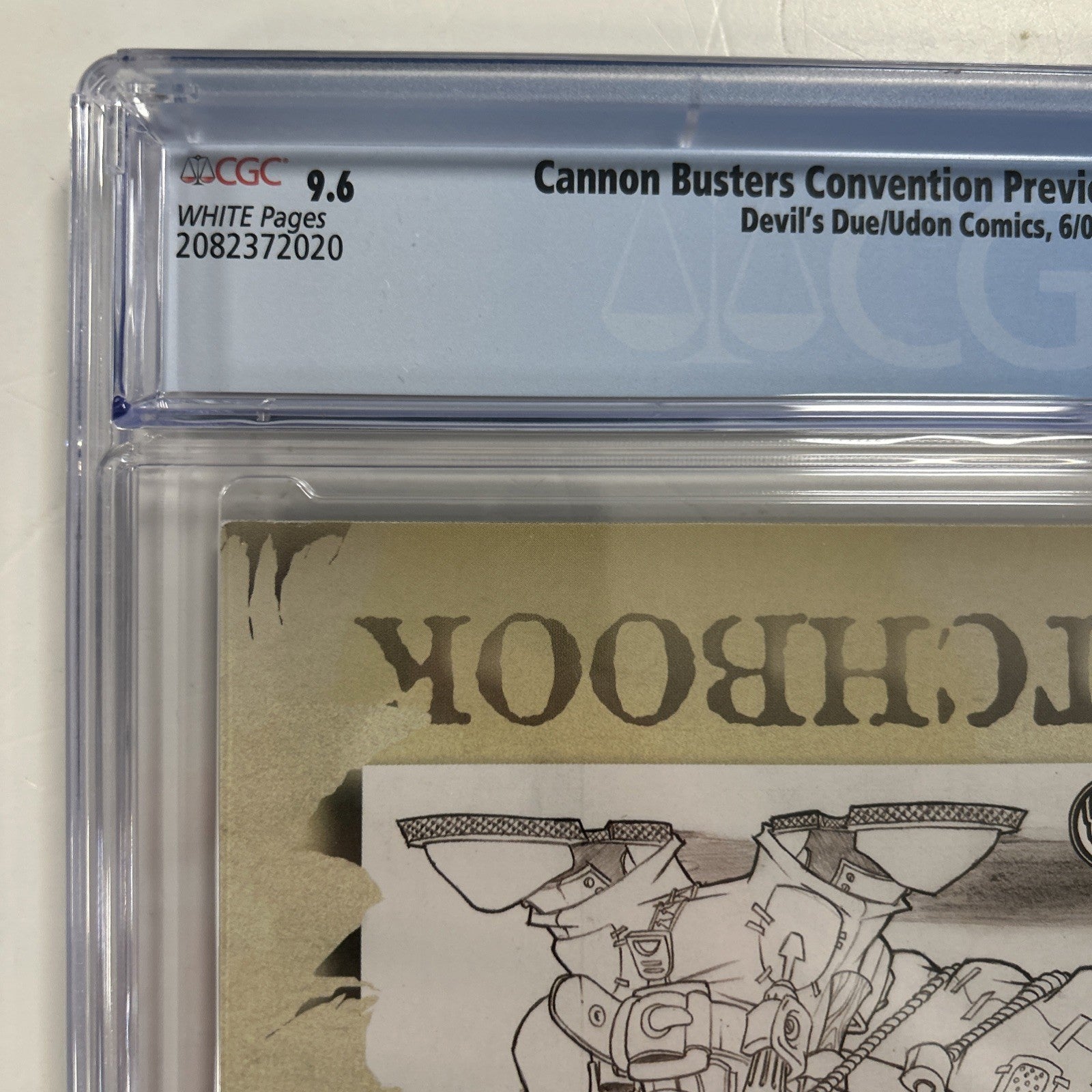 Cannon Busters #0 2004 CGC 9.6 San Diego Comic Con Exclusive Udon SDCC Netflix11