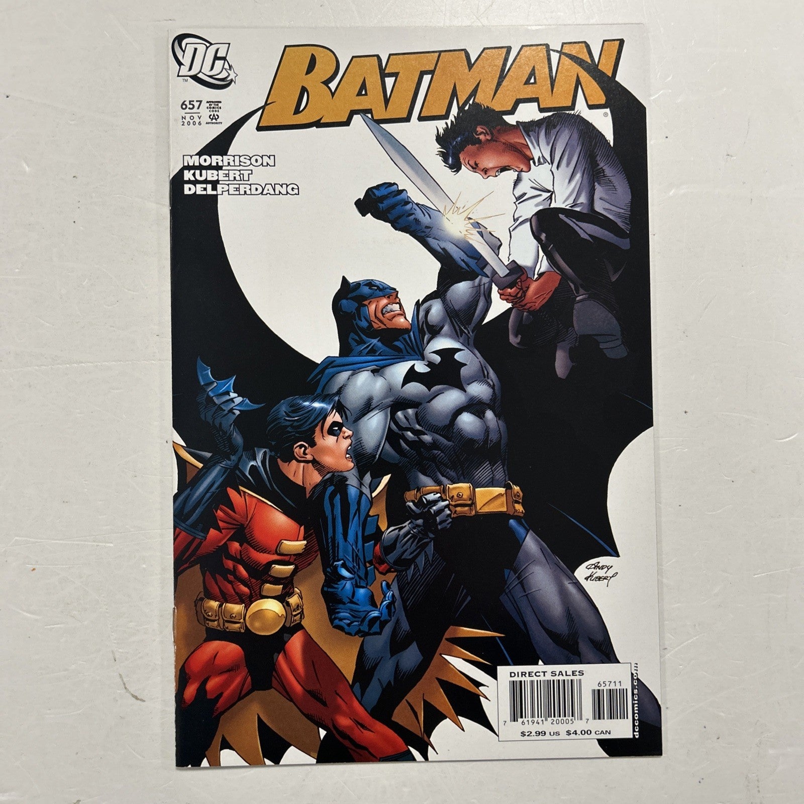 Batman #657 2006 NM 1st Damian Wayne Cover0