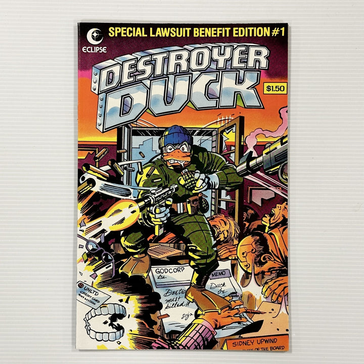 Destroyer Duck #1 1982 VF+ 1st Destroyer Duck 1st Groo Eclipse Comics0