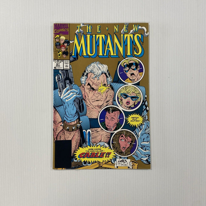 New Mutants #87 1990 VF 2nd Print 1st app Cable