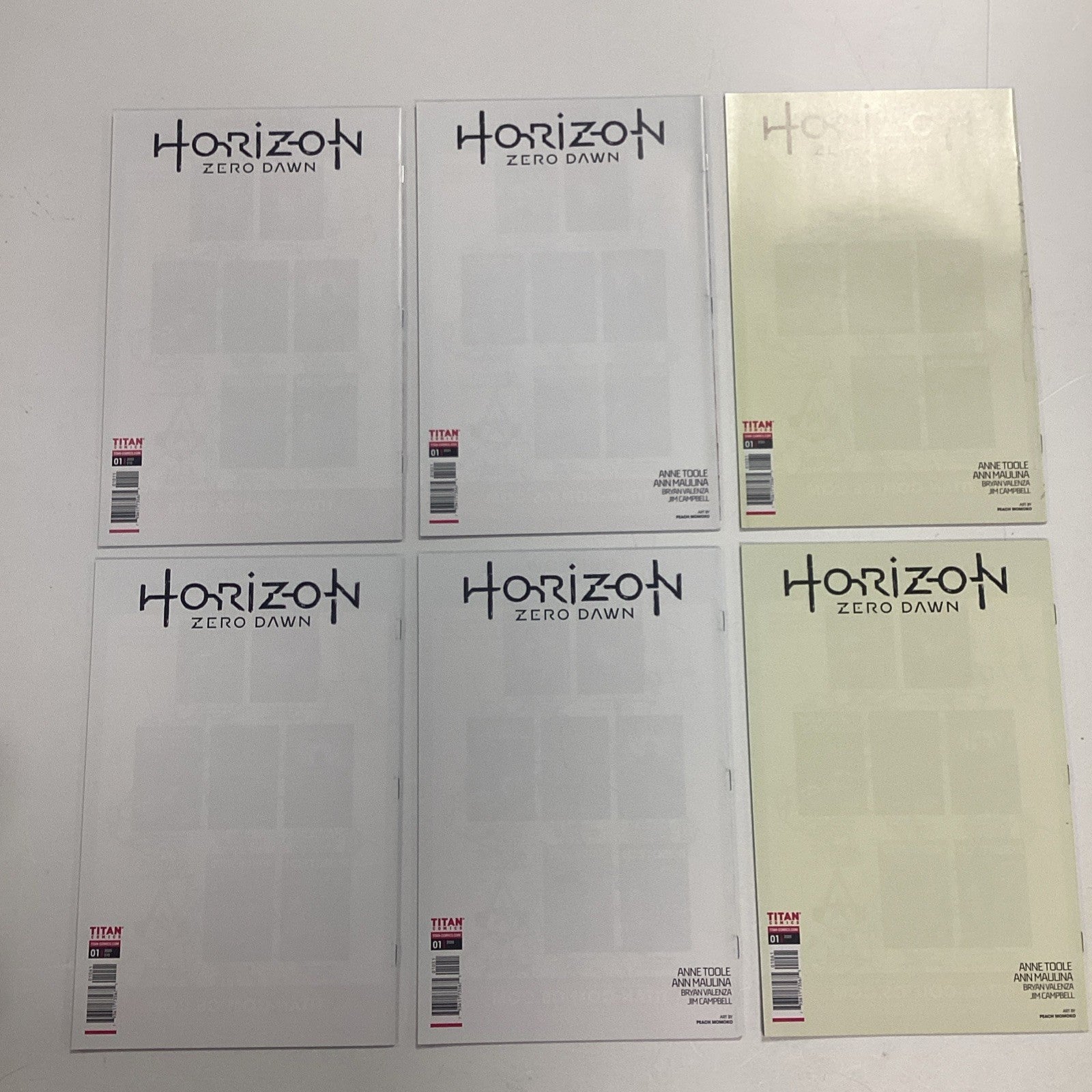 Horizon Zero Dawn #1 2020 NM 6x Peach Momoko NYCC & SDCC Trade, Virgin & Sketch7