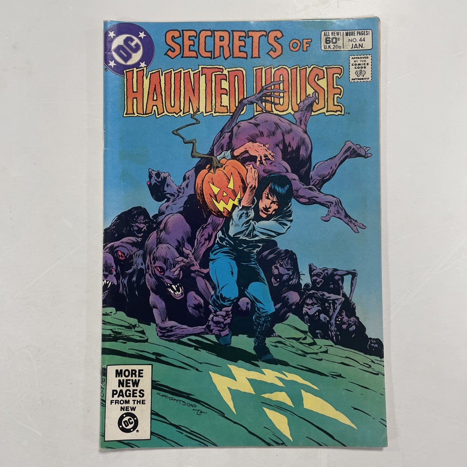 Secrets Of Haunted House #44 1982 VG Bernie Wrightson Cover & Mcfarlane Letter0