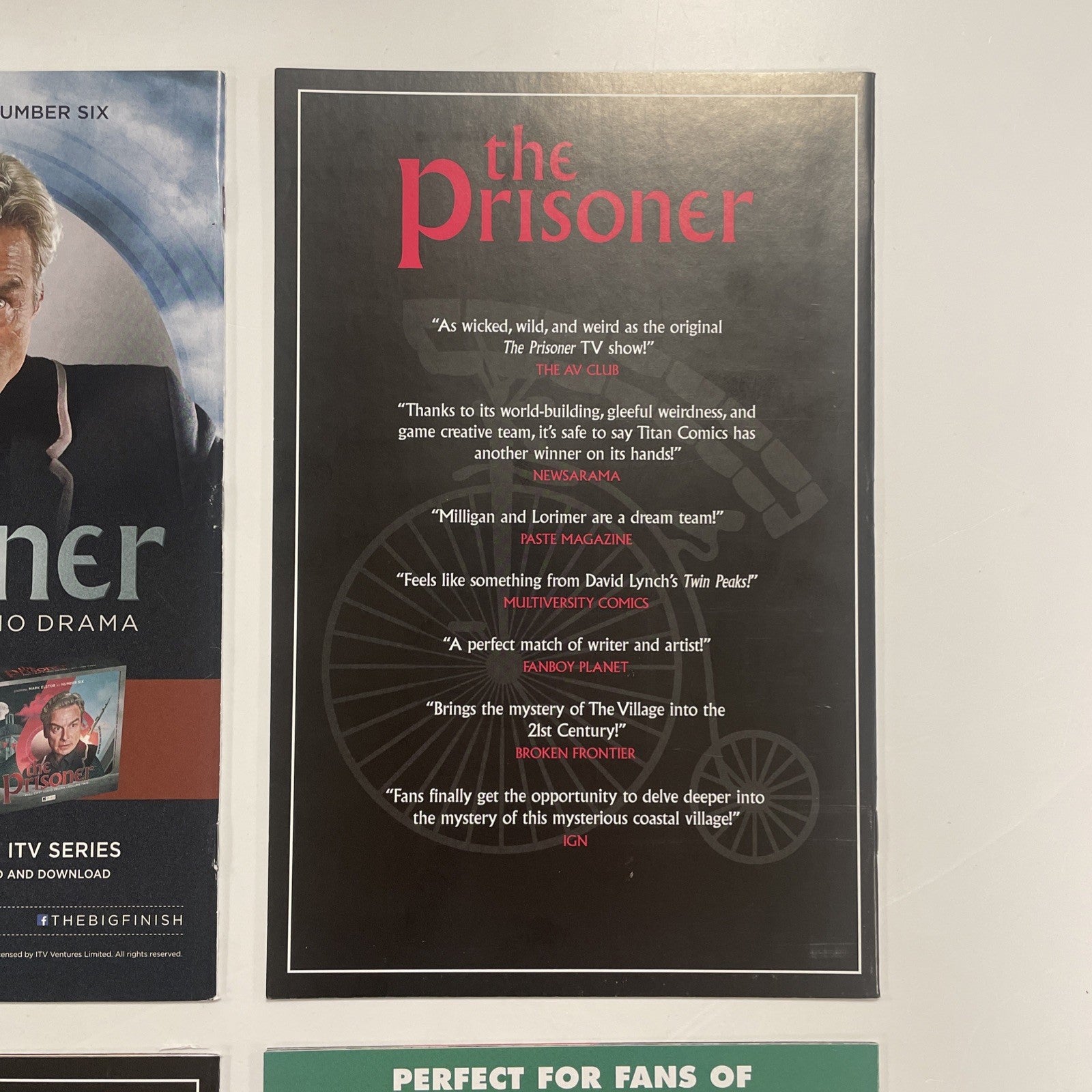 The Prisoner #1-4 2018 Complete Set 1st Print Titan Comics **4  Cover Variant**8
